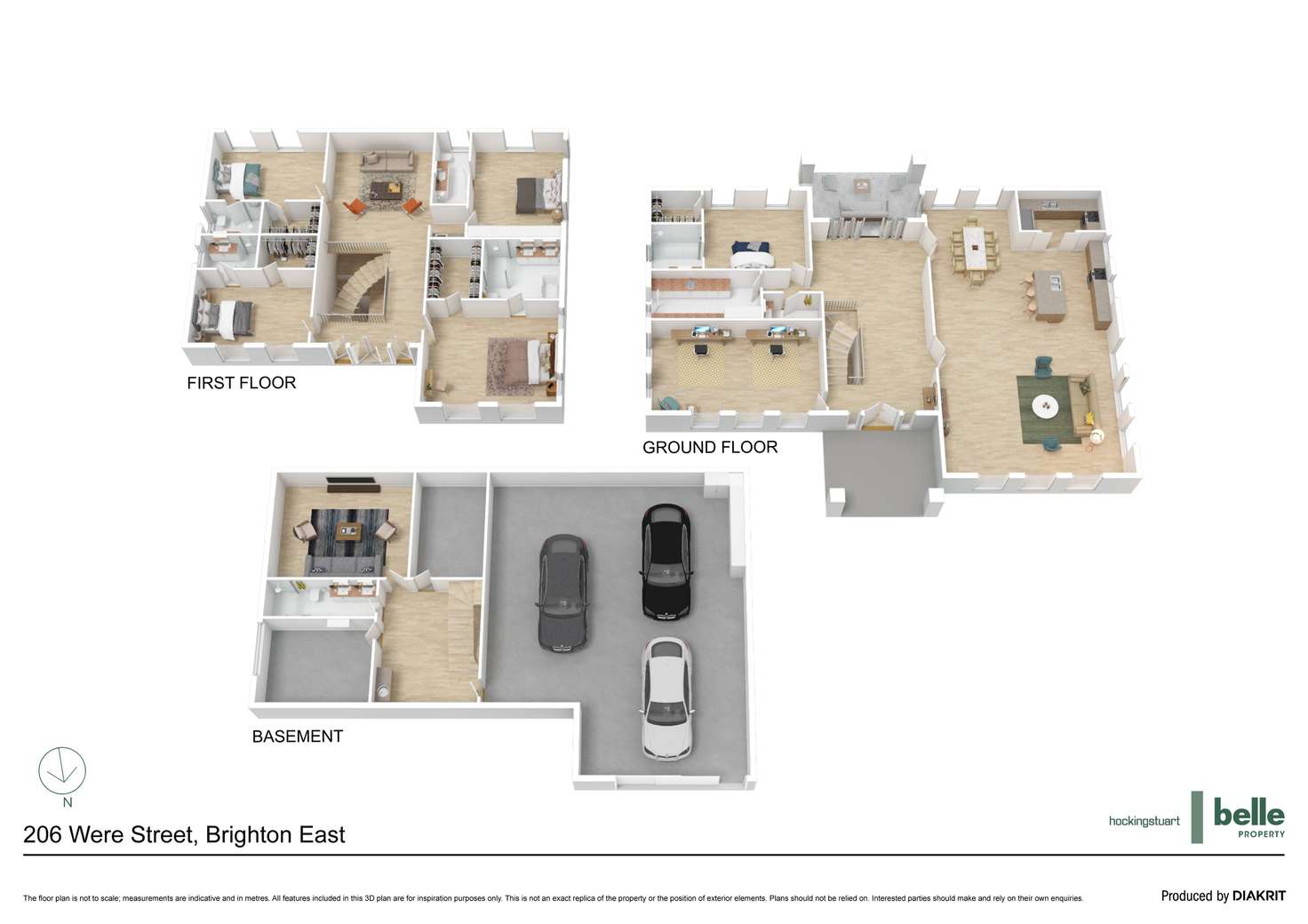 Floorplan of Homely house listing, 206 Were Street, Brighton East VIC 3187