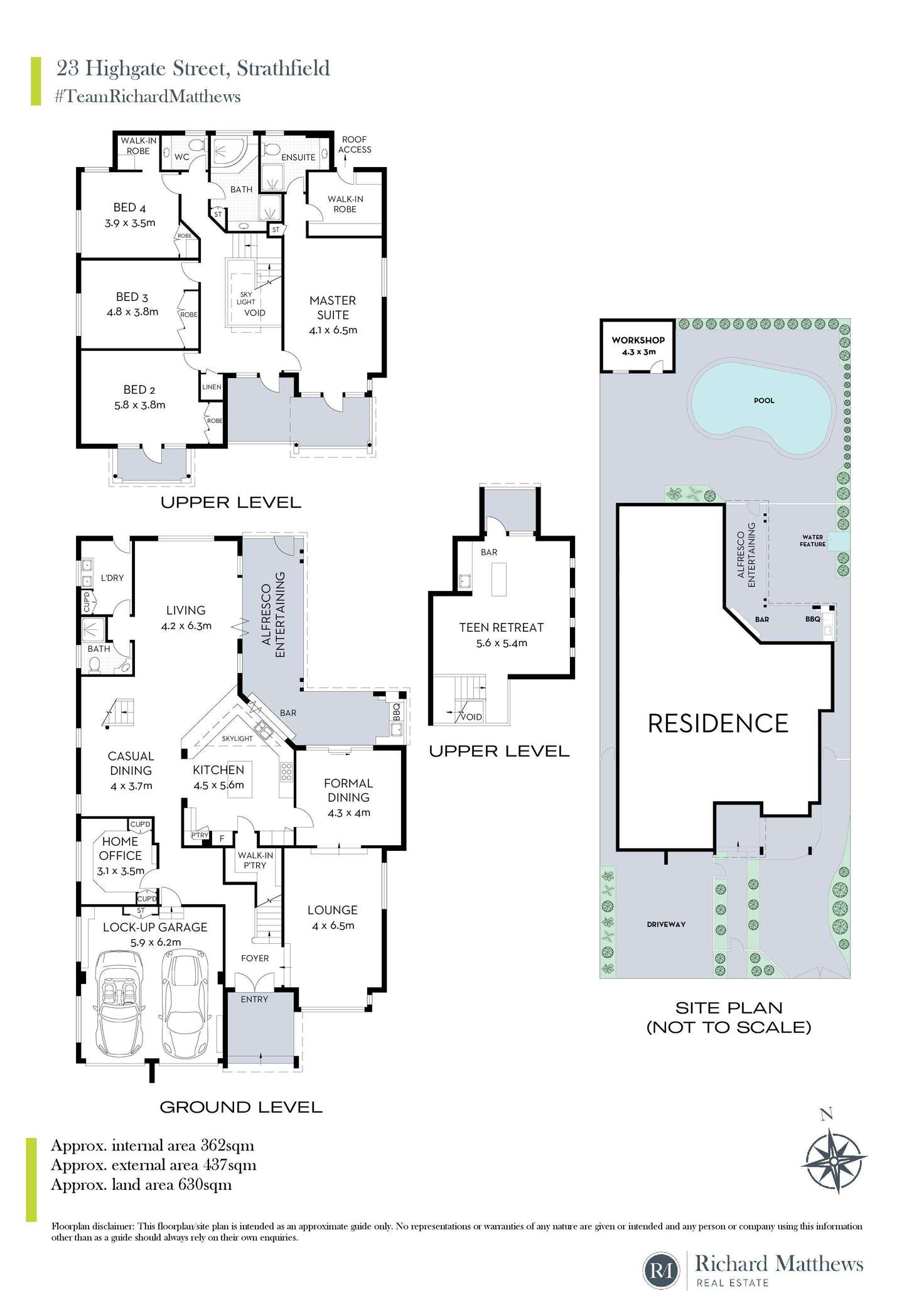 Floorplan of Homely house listing, 23 Highgate Street, Strathfield NSW 2135