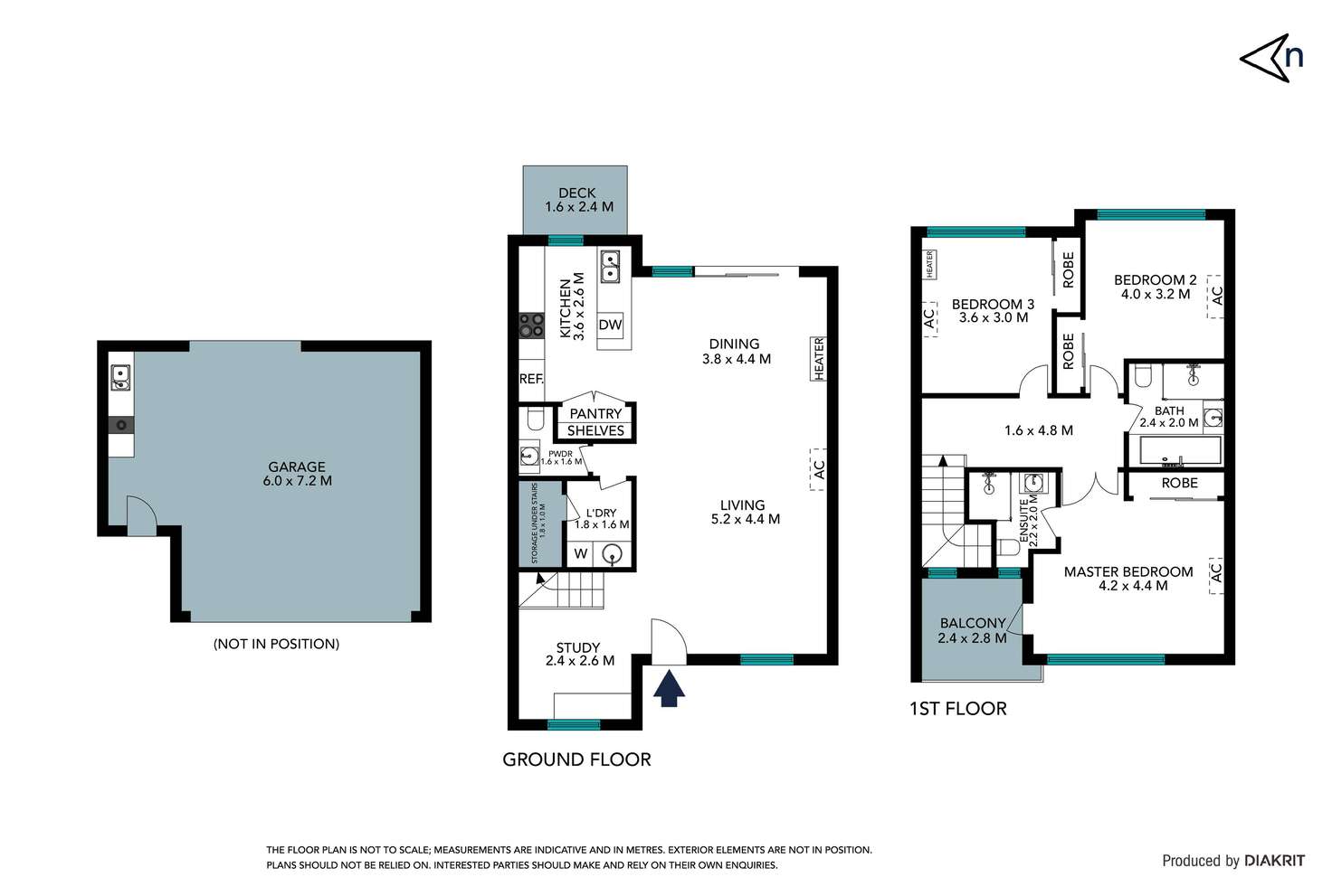 Floorplan of Homely townhouse listing, 125 Saltlake Boulevard, Wollert VIC 3750