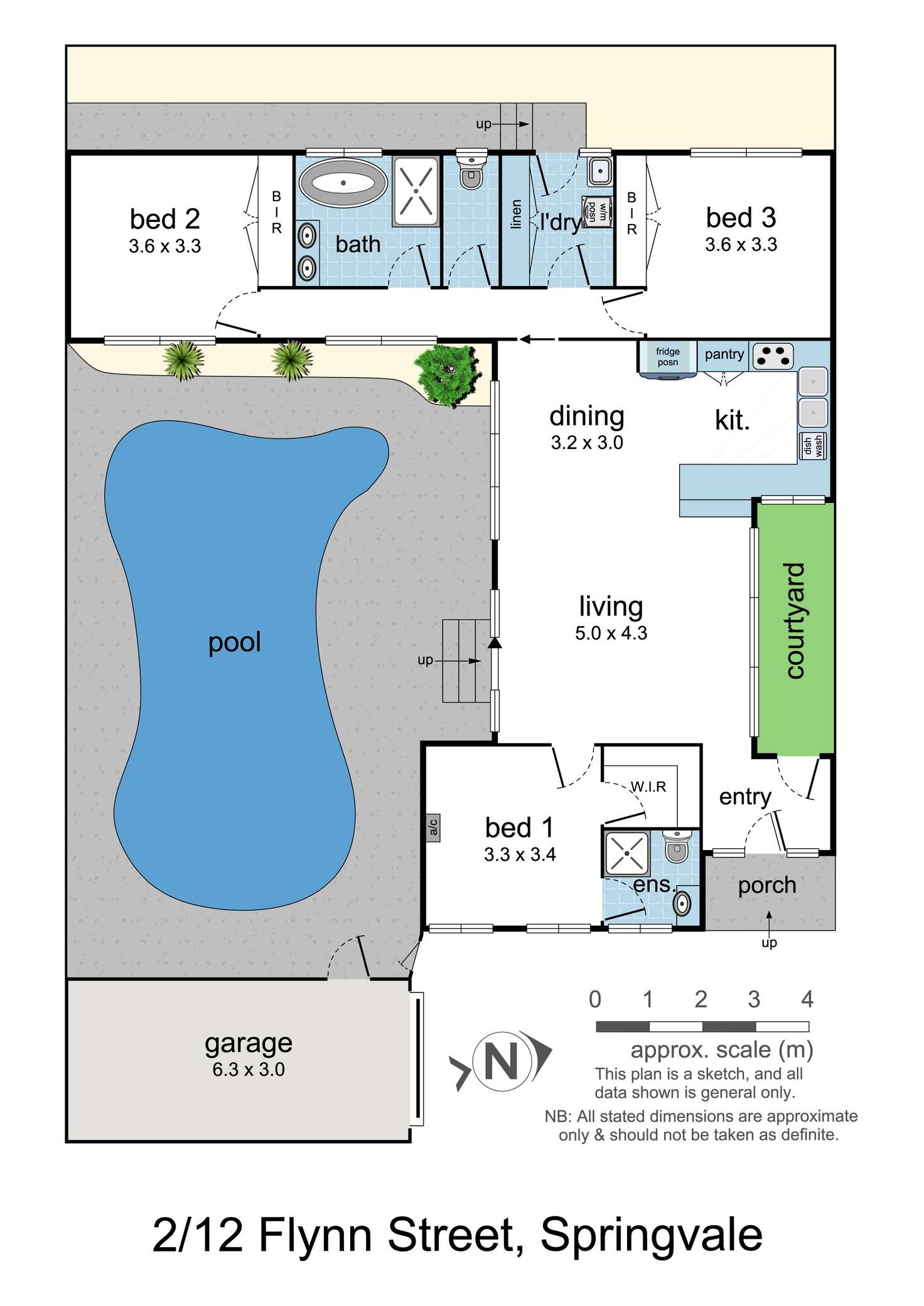 Floorplan of Homely unit listing, 2/12 Flynn Street, Springvale VIC 3171