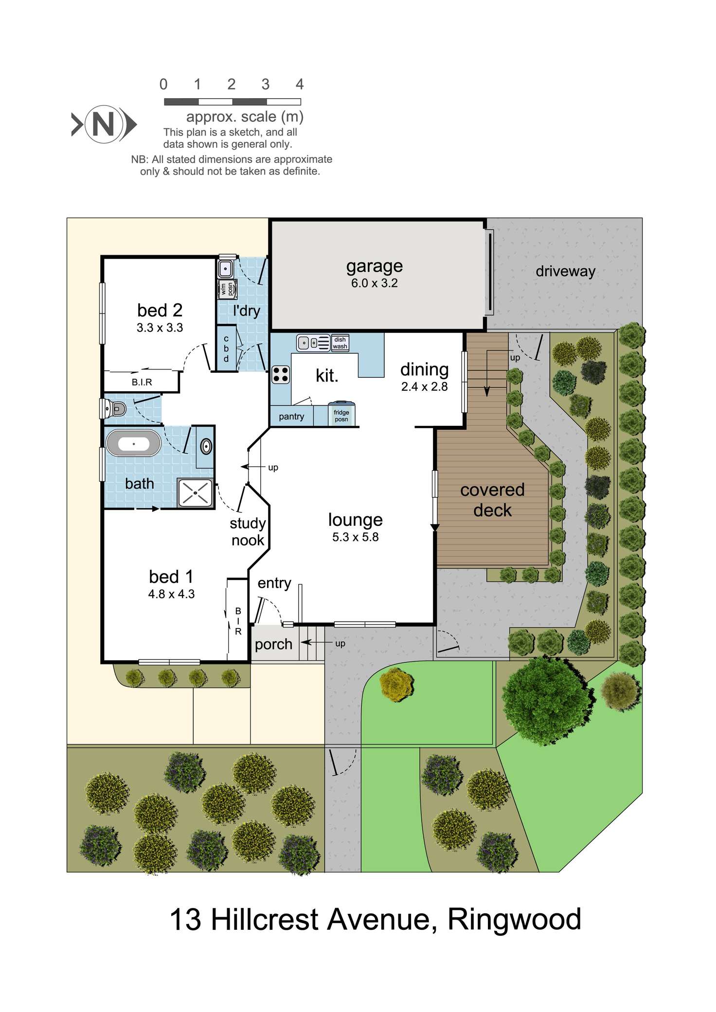 Floorplan of Homely house listing, 13 Hillcrest Avenue, Ringwood VIC 3134