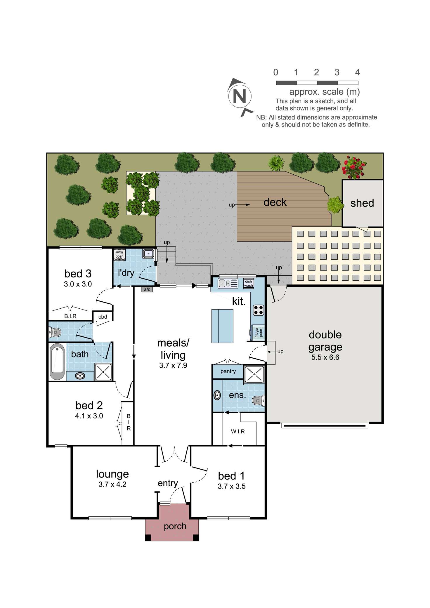 Floorplan of Homely unit listing, 4/357 Maroondah Highway, Croydon North VIC 3136