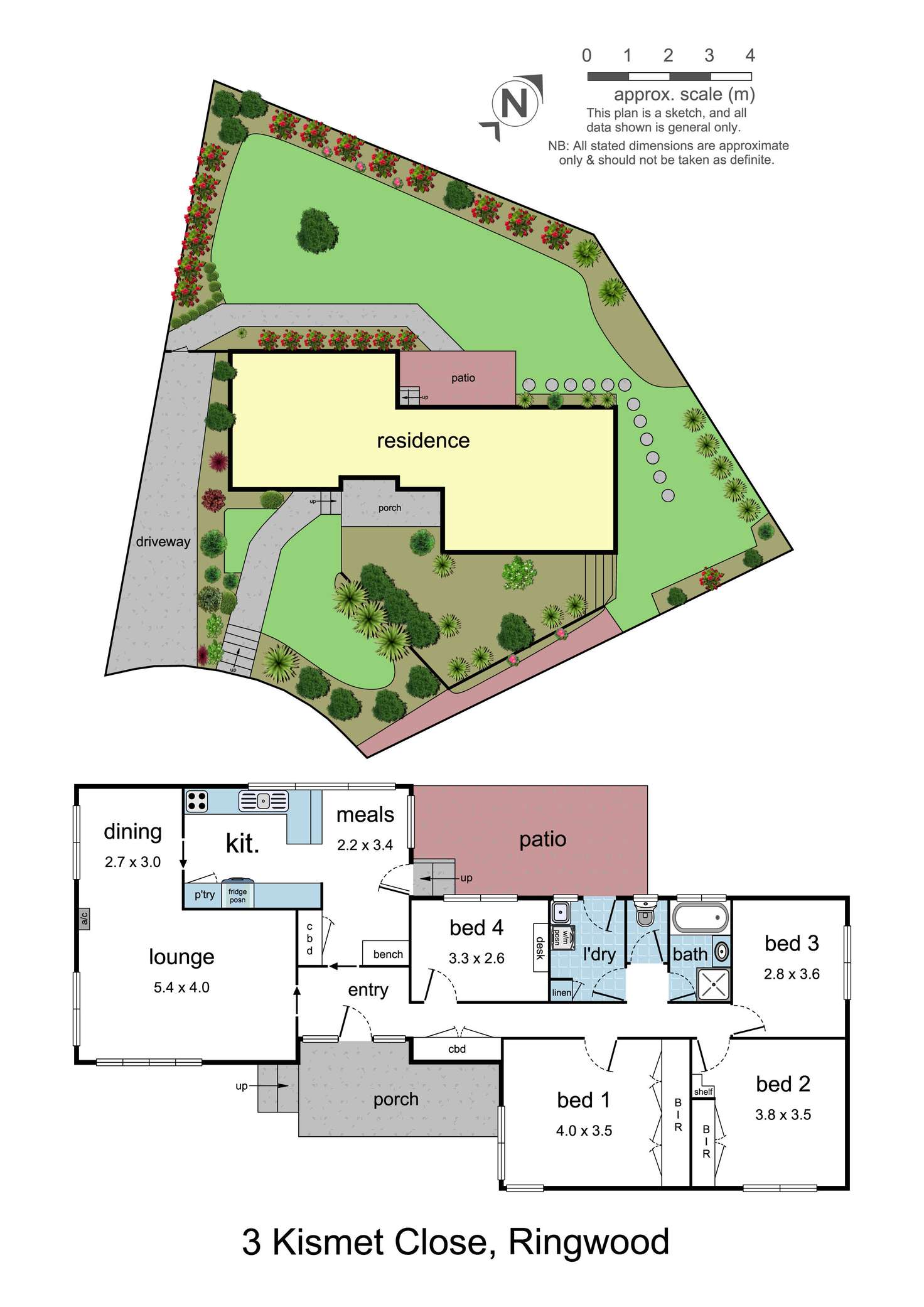 Floorplan of Homely house listing, 3 Kismet Close, Ringwood VIC 3134