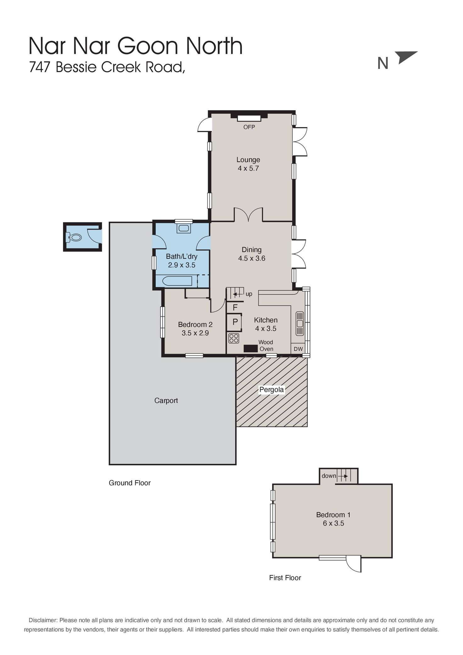 Floorplan of Homely acreageSemiRural listing, 747 Bessie Creek Road, Nar Nar Goon North VIC 3812