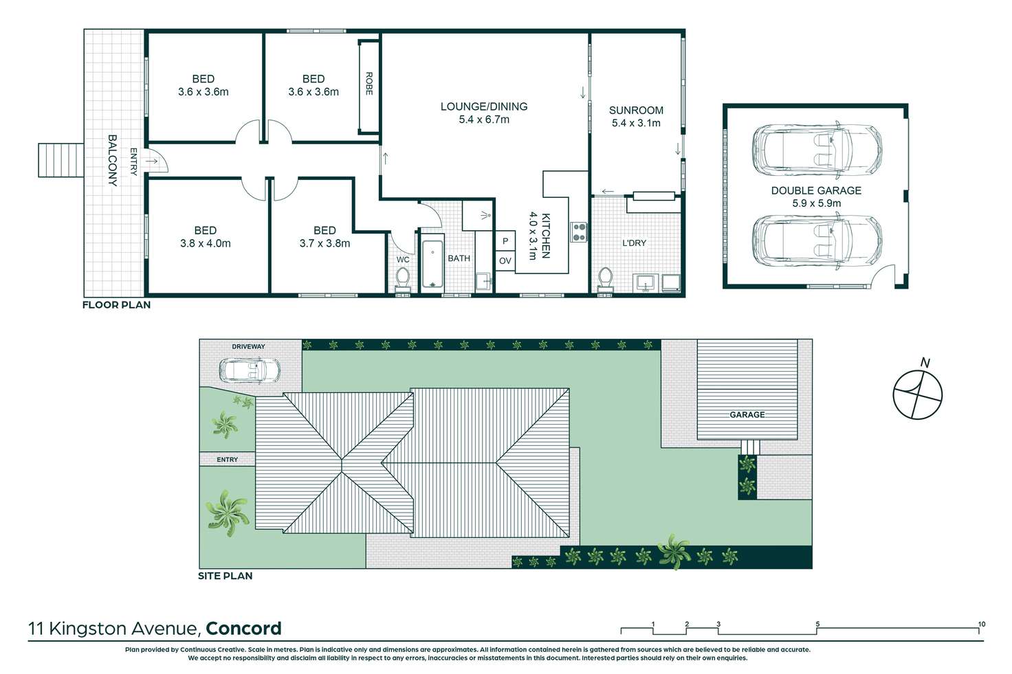 Floorplan of Homely house listing, 11 Kingston Avenue, Concord NSW 2137