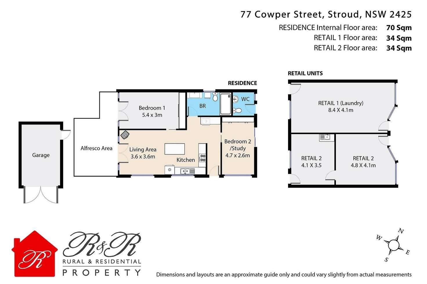 Floorplan of Homely house listing, 77 Cowper Street, Stroud NSW 2425