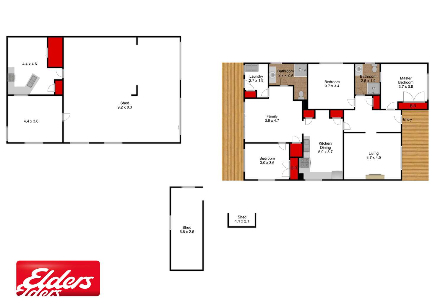 Floorplan of Homely house listing, 25 Albert Street, Port Albert VIC 3971