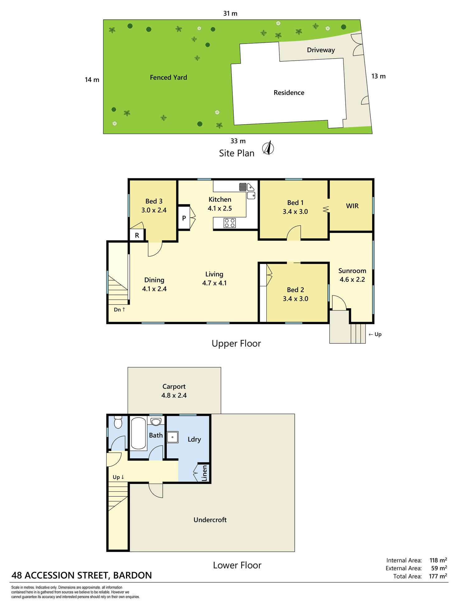 Floorplan of Homely house listing, 48 ACCESSION Street, Bardon QLD 4065