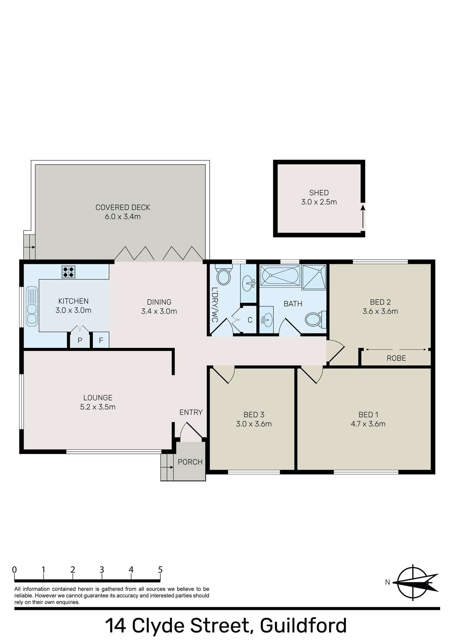 Floorplan of Homely house listing, 14 Clyde Street, Guildford NSW 2161