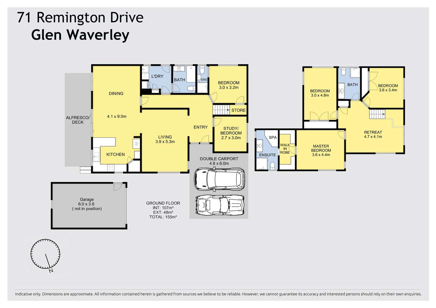 Floorplan of Homely house listing, 71 Remington Drive, Glen Waverley VIC 3150