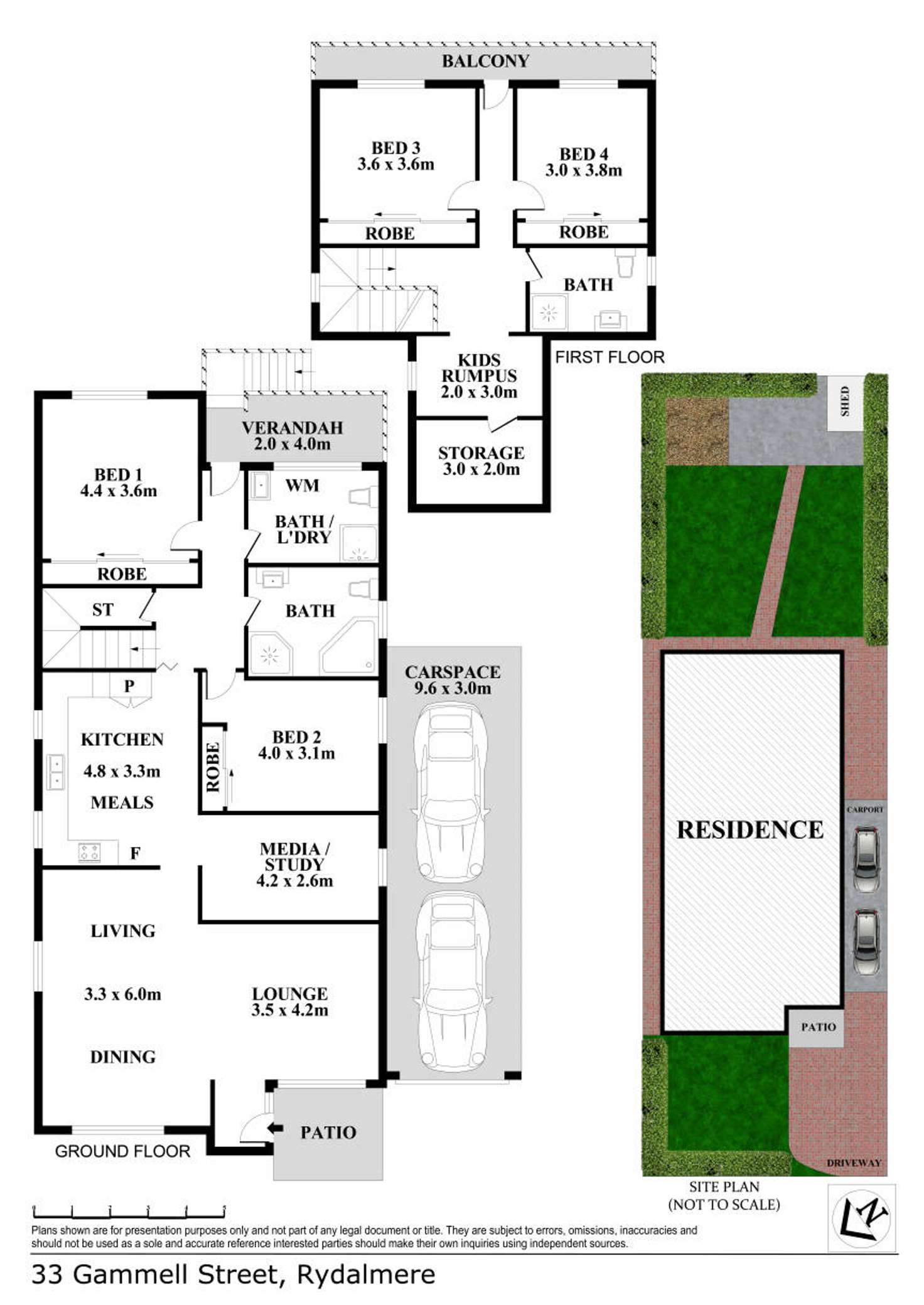 Floorplan of Homely house listing, 33 Gammell Street, Rydalmere NSW 2116