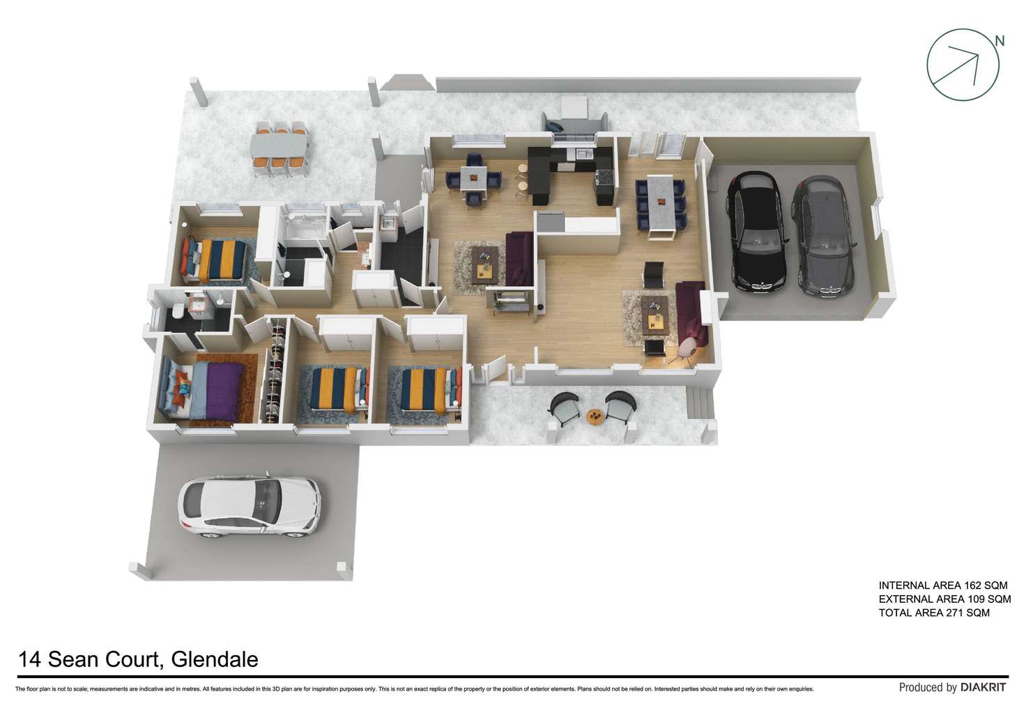 Floorplan of Homely house listing, 14 Sean Court, Glendale NSW 2285
