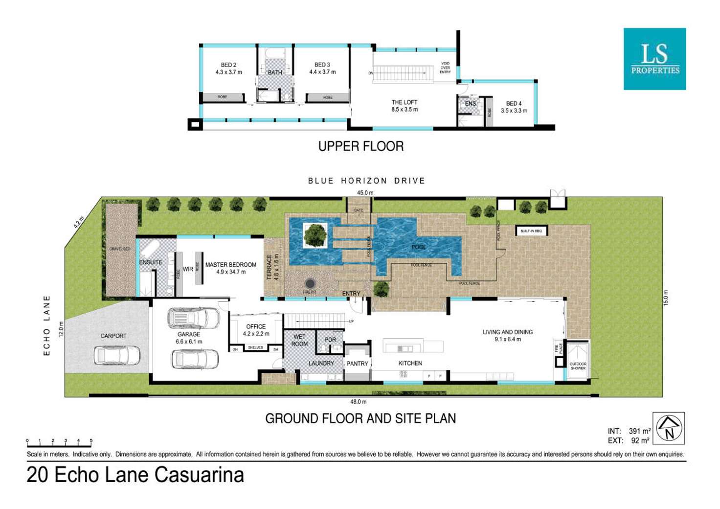 Floorplan of Homely house listing, 20 Echo Lane, Casuarina NSW 2487