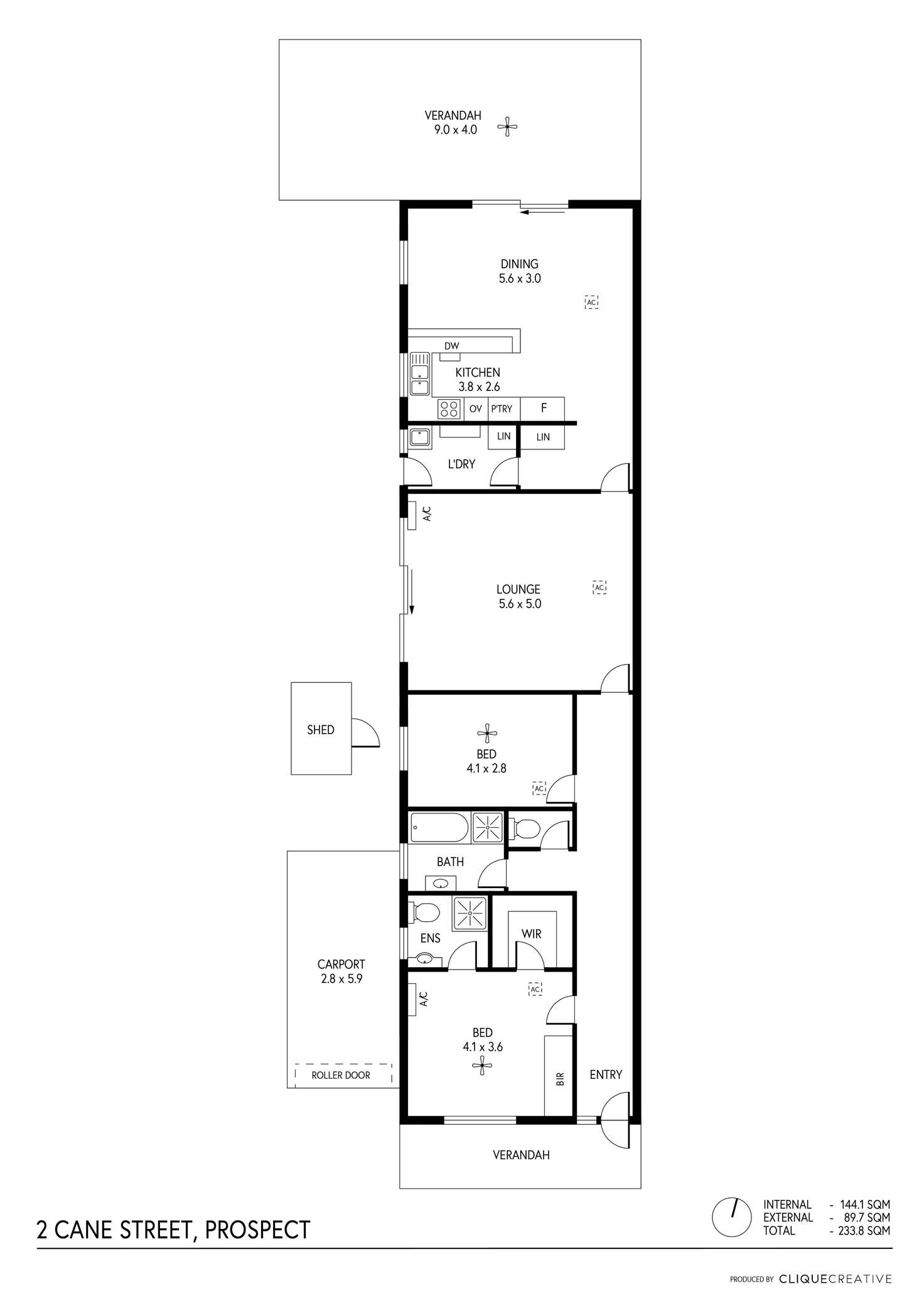 Floorplan of Homely house listing, 2 Cane Street, Prospect SA 5082