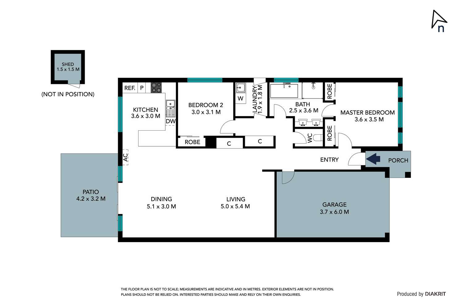 Floorplan of Homely unit listing, 5/40 Cottage Boulevard, Epping VIC 3076