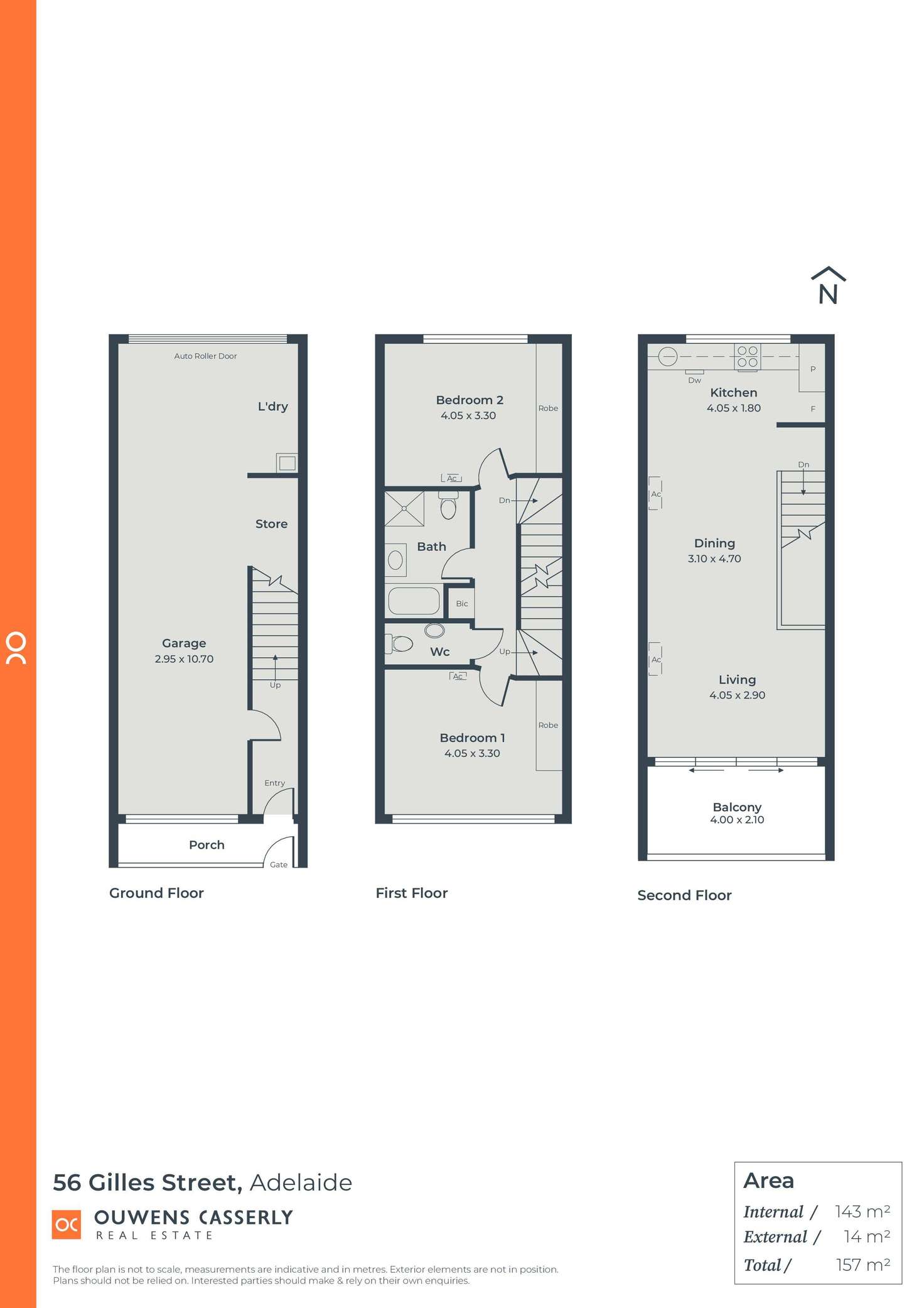Floorplan of Homely townhouse listing, 56 Gilles Street, Adelaide SA 5000