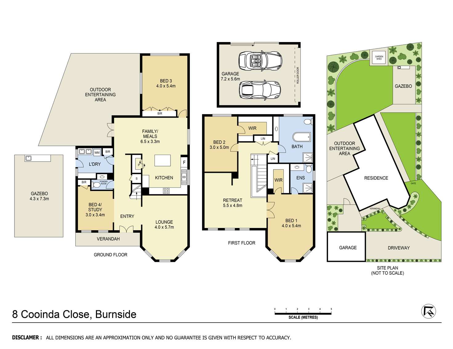 Floorplan of Homely house listing, 8 Cooinda Close, Burnside VIC 3023