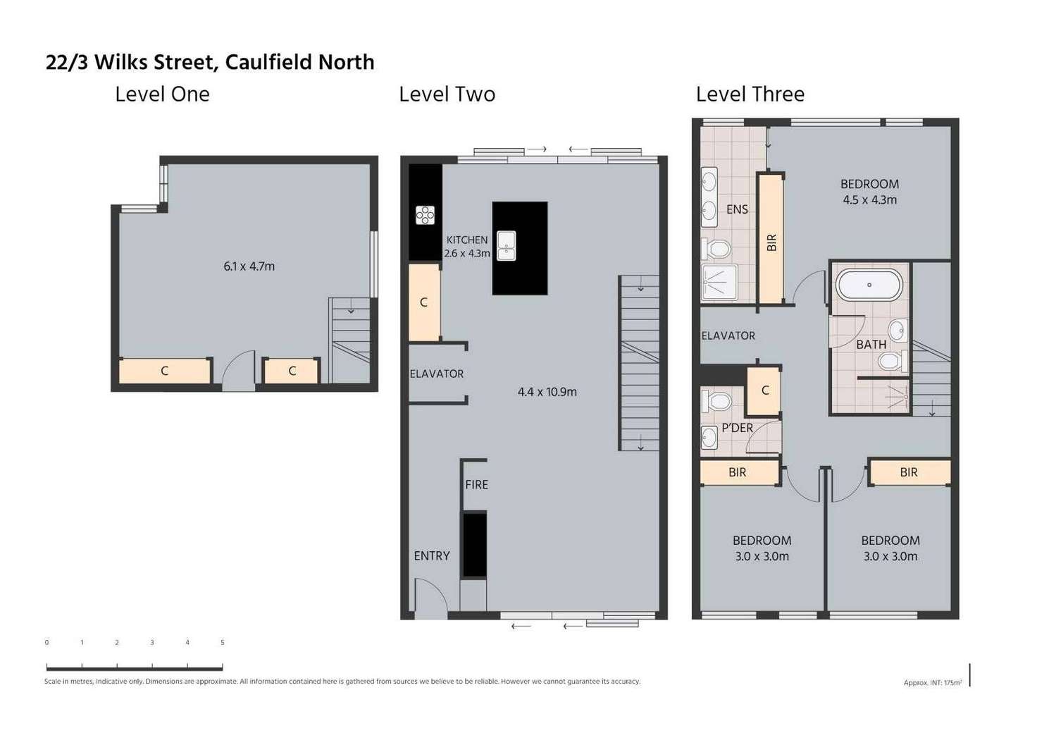 Floorplan of Homely townhouse listing, 22/3 Wilks Street, Caulfield North VIC 3161