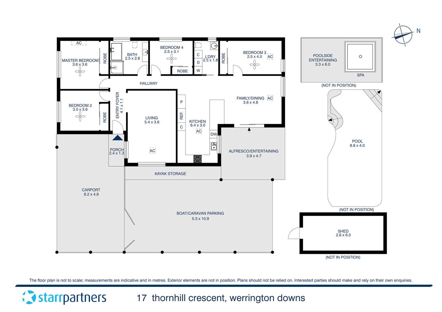 Floorplan of Homely house listing, 17 Thornhill Crescent, Werrington Downs NSW 2747