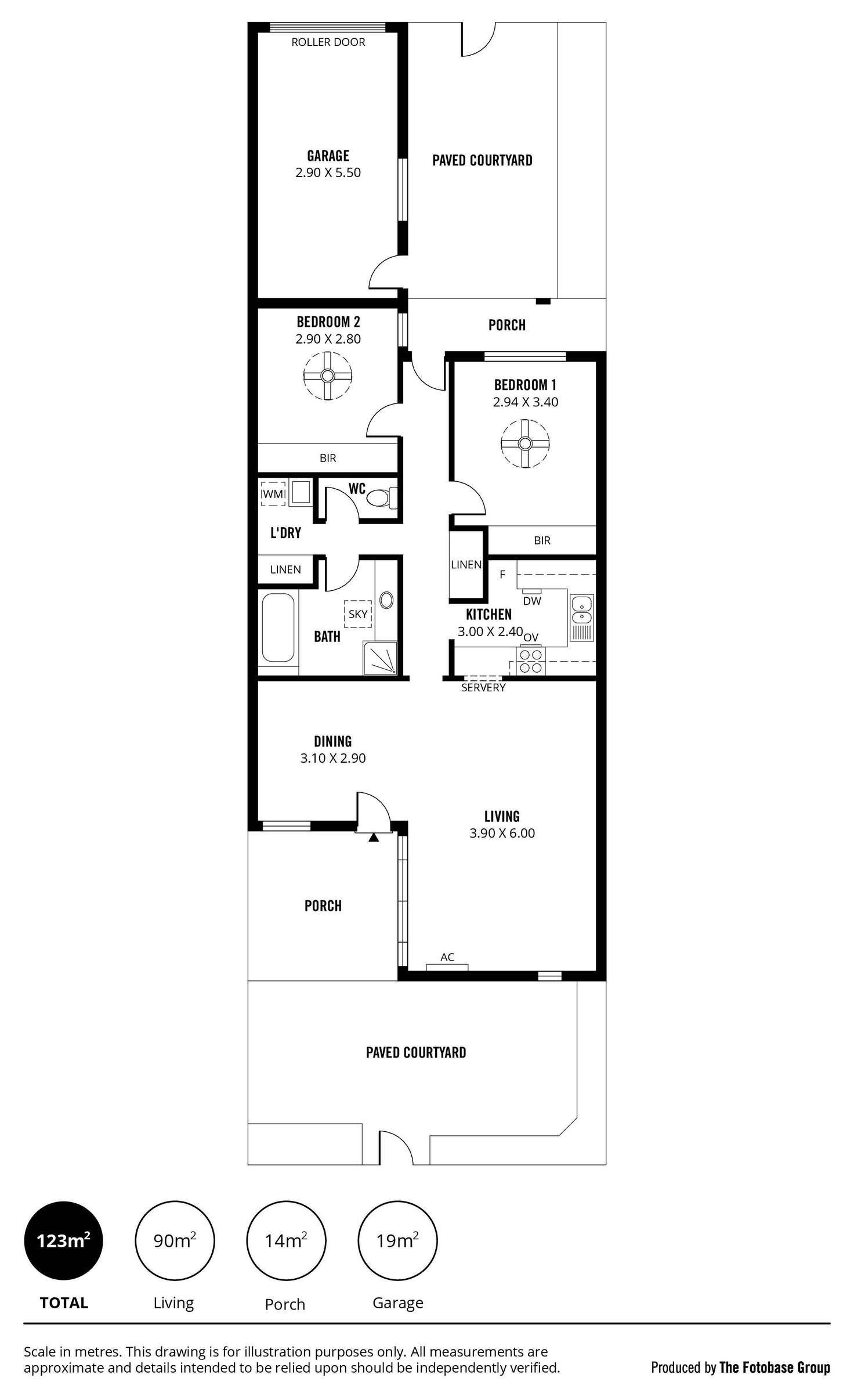 Floorplan of Homely unit listing, 3/299 Goodwood Road, Kings Park SA 5034