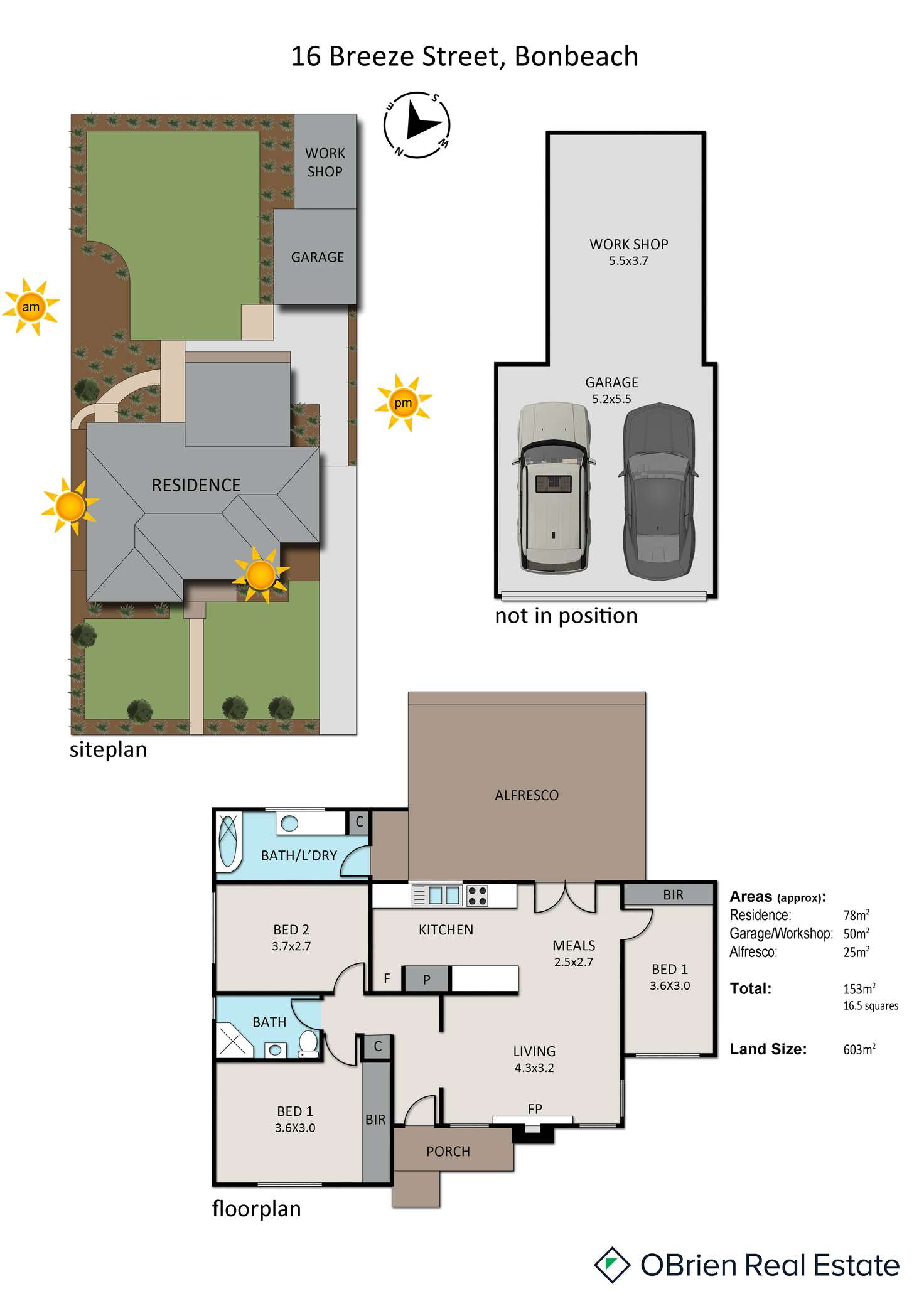 Floorplan of Homely house listing, 16 Breeze Street, Bonbeach VIC 3196