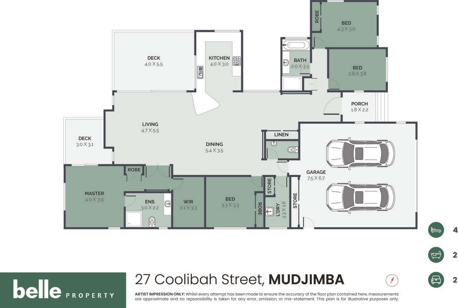 Floorplan of Homely house listing, 27 Coolibah Street, Mudjimba QLD 4564