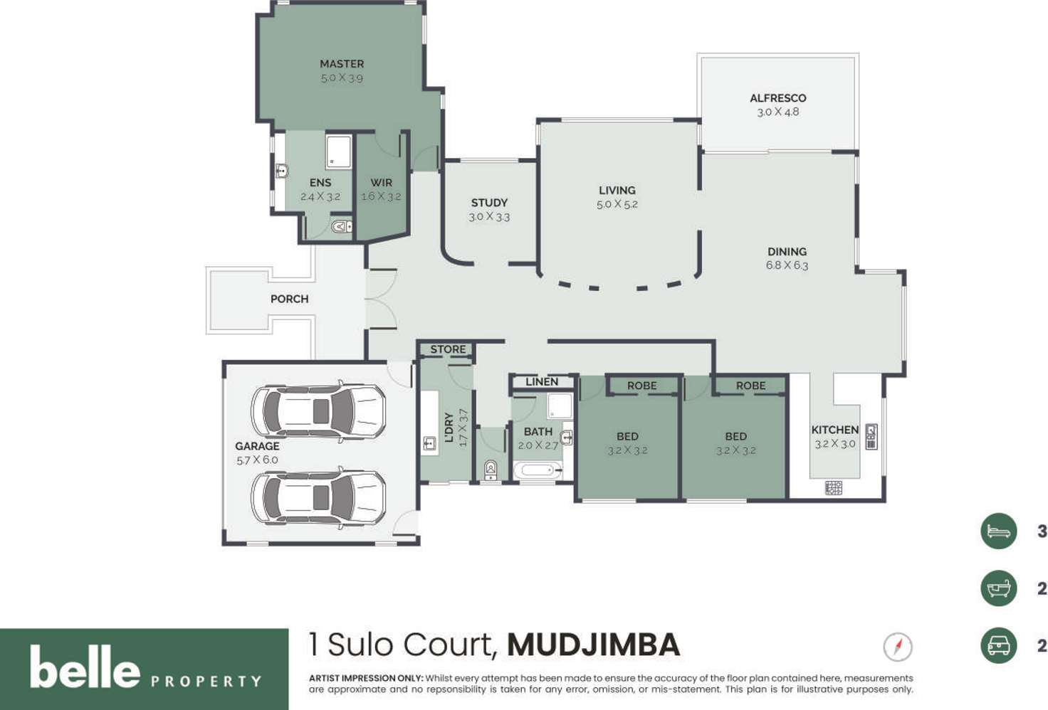 Floorplan of Homely house listing, 1 Sulo Court, Mudjimba QLD 4564