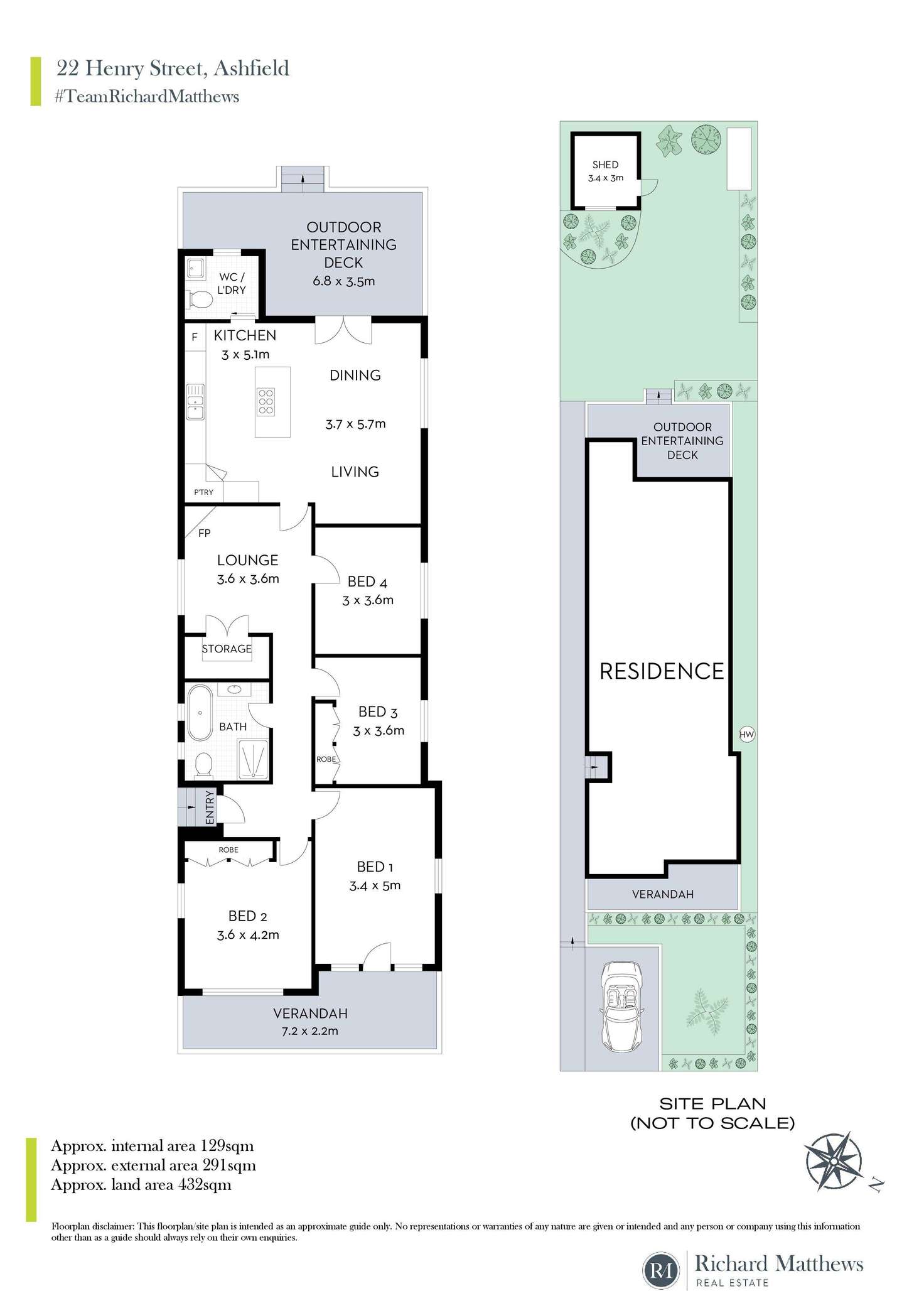 Floorplan of Homely house listing, 22 Henry Street, Ashfield NSW 2131