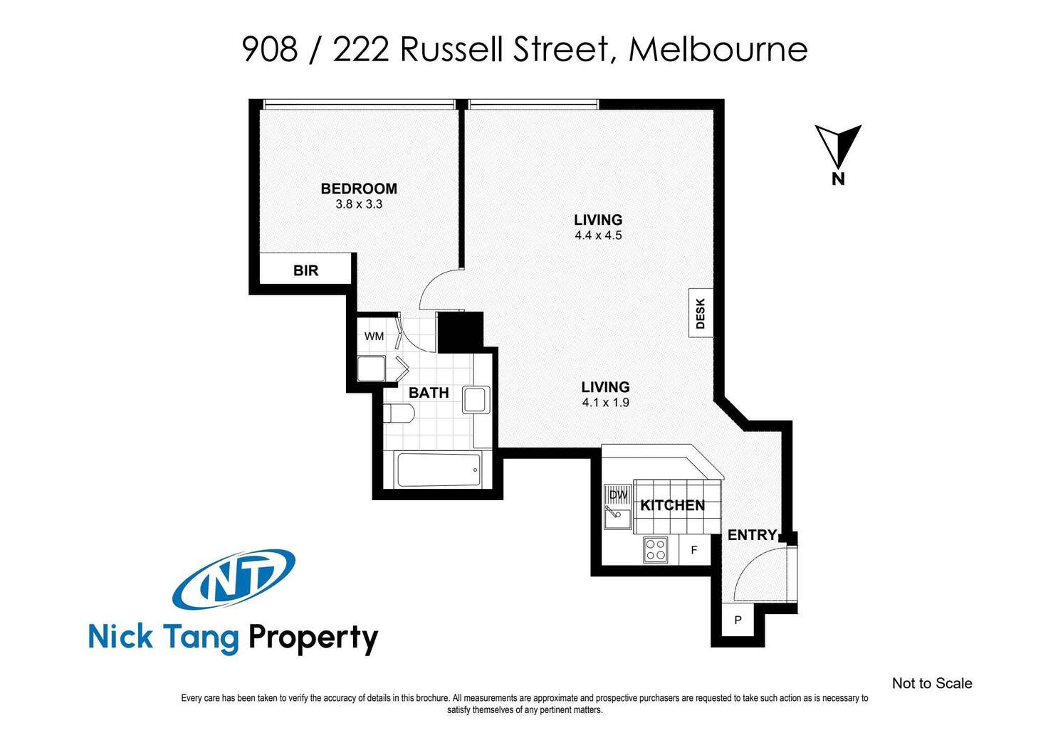 Floorplan of Homely apartment listing, 908/222 Russell Street, Melbourne VIC 3000