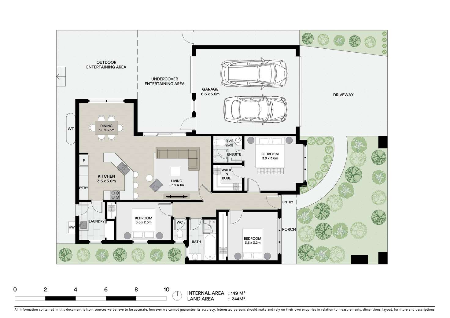 Floorplan of Homely townhouse listing, 1/46 Francis Street, Belmont VIC 3216