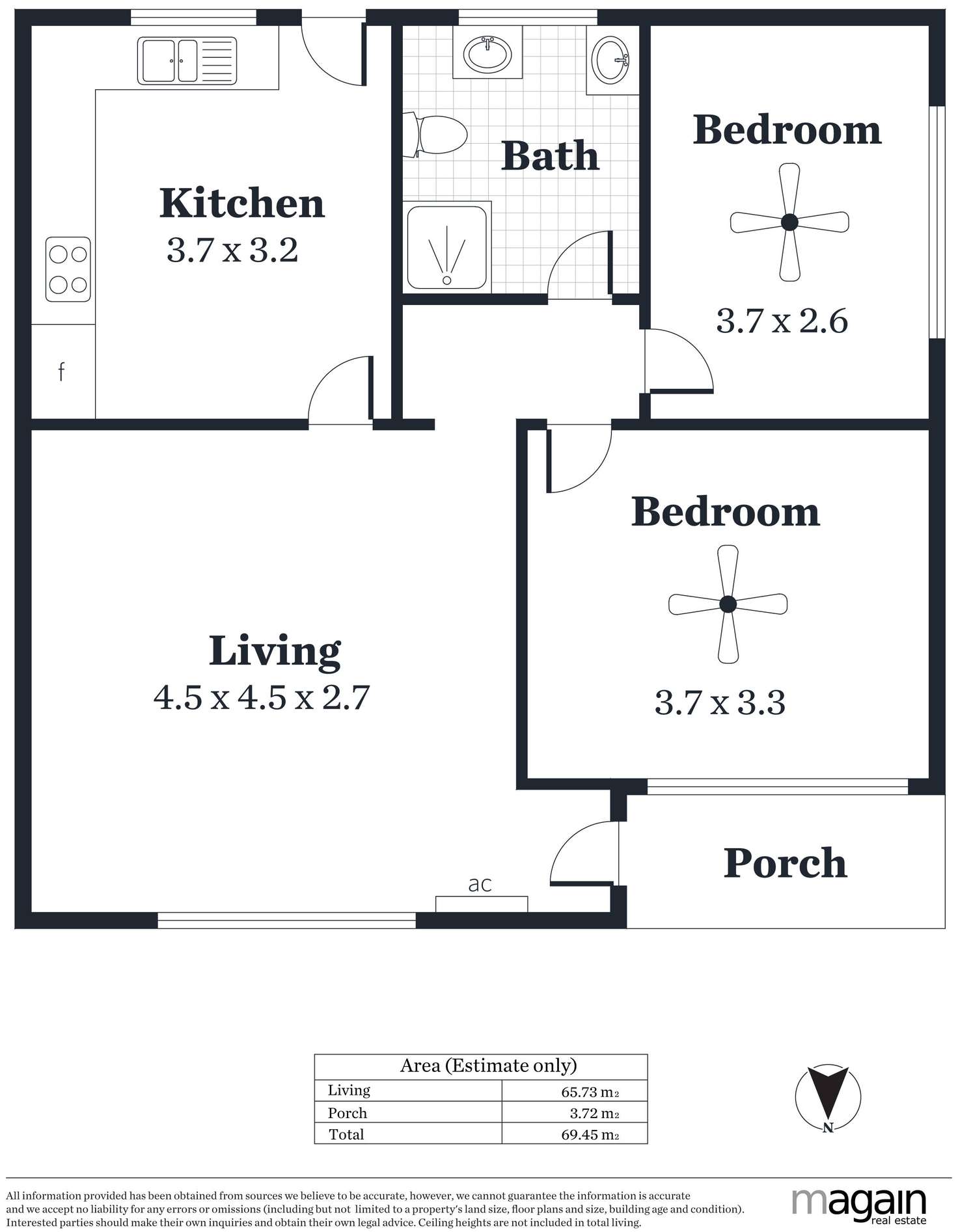 Floorplan of Homely unit listing, 3/70 Winston Avenue, Melrose Park SA 5039