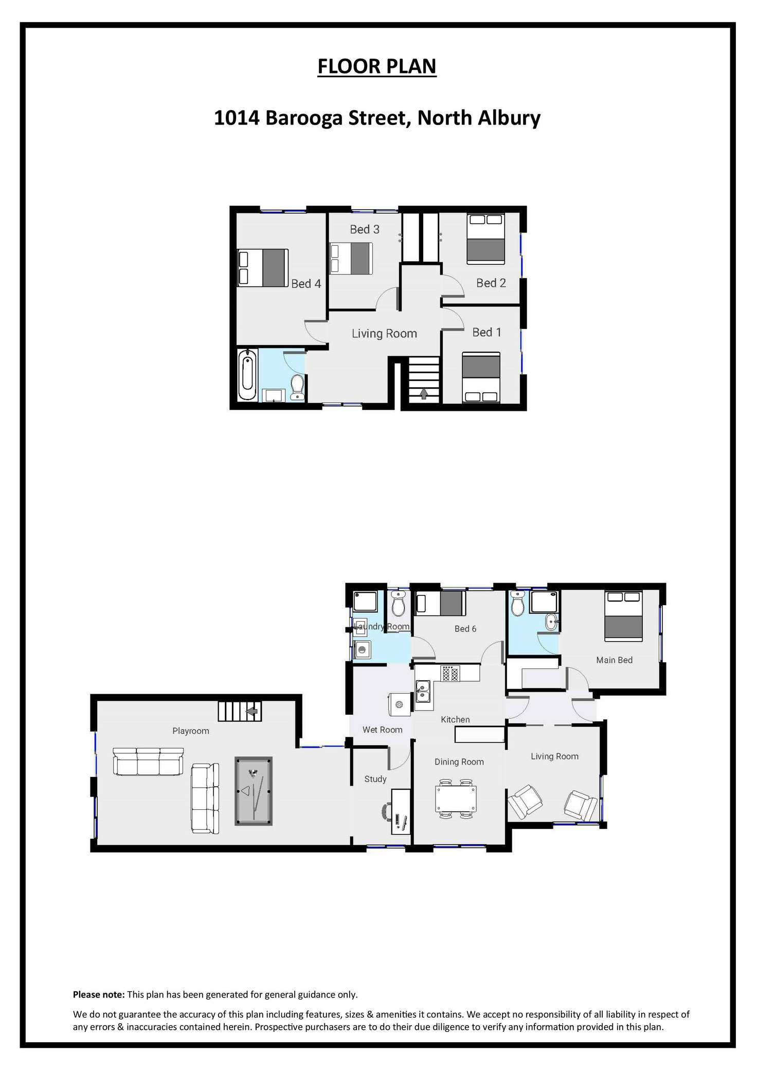 Floorplan of Homely house listing, 1014 Barooga Street, North Albury NSW 2640