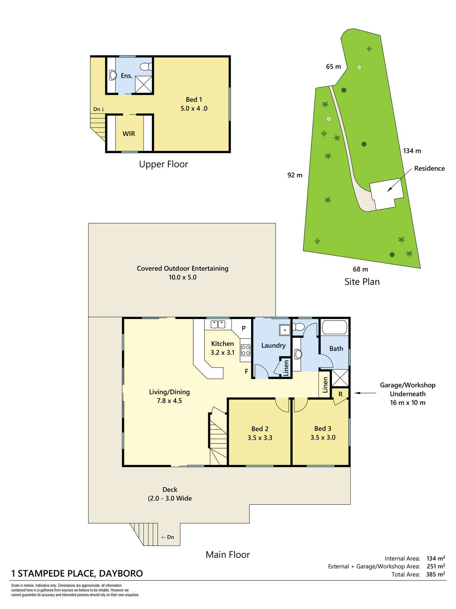 Floorplan of Homely house listing, 1 Stampede Place, Dayboro QLD 4521