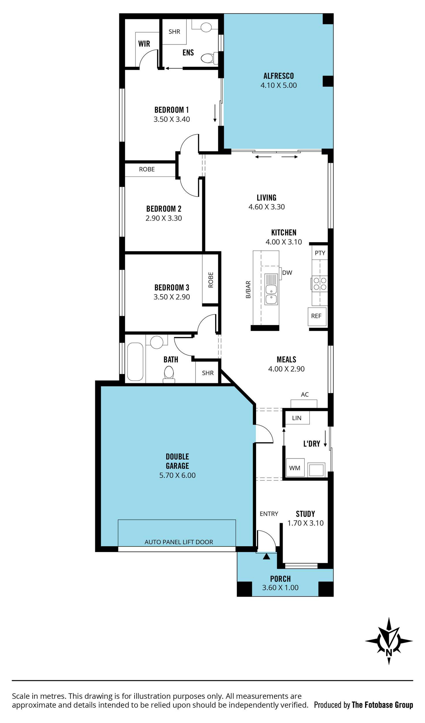 Floorplan of Homely house listing, 24 Sunderland Crescent, Seaford SA 5169