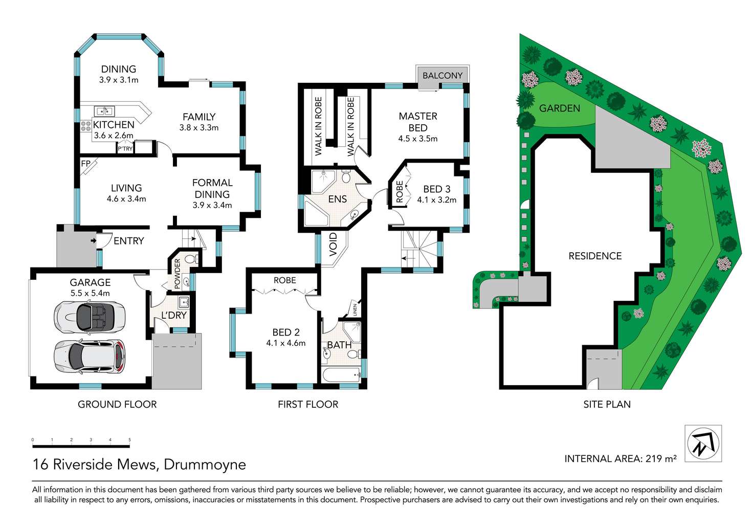 Floorplan of Homely house listing, 16 Riverside Mews, Drummoyne NSW 2047