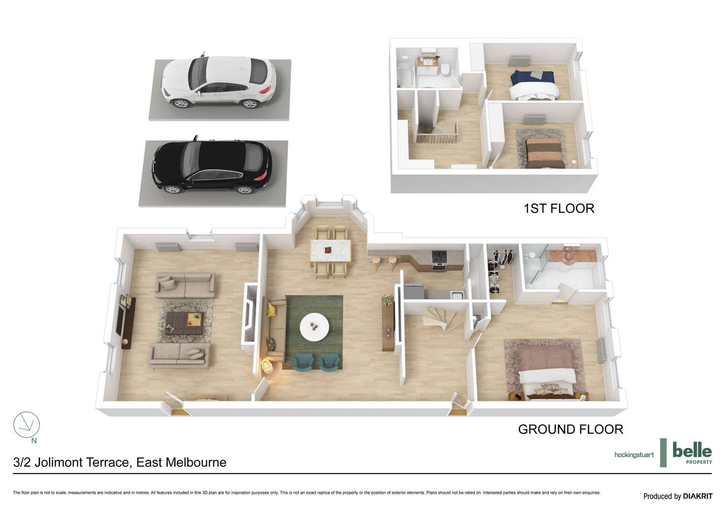Floorplan of Homely apartment listing, 3/2 Jolimont Terrace, East Melbourne VIC 3002