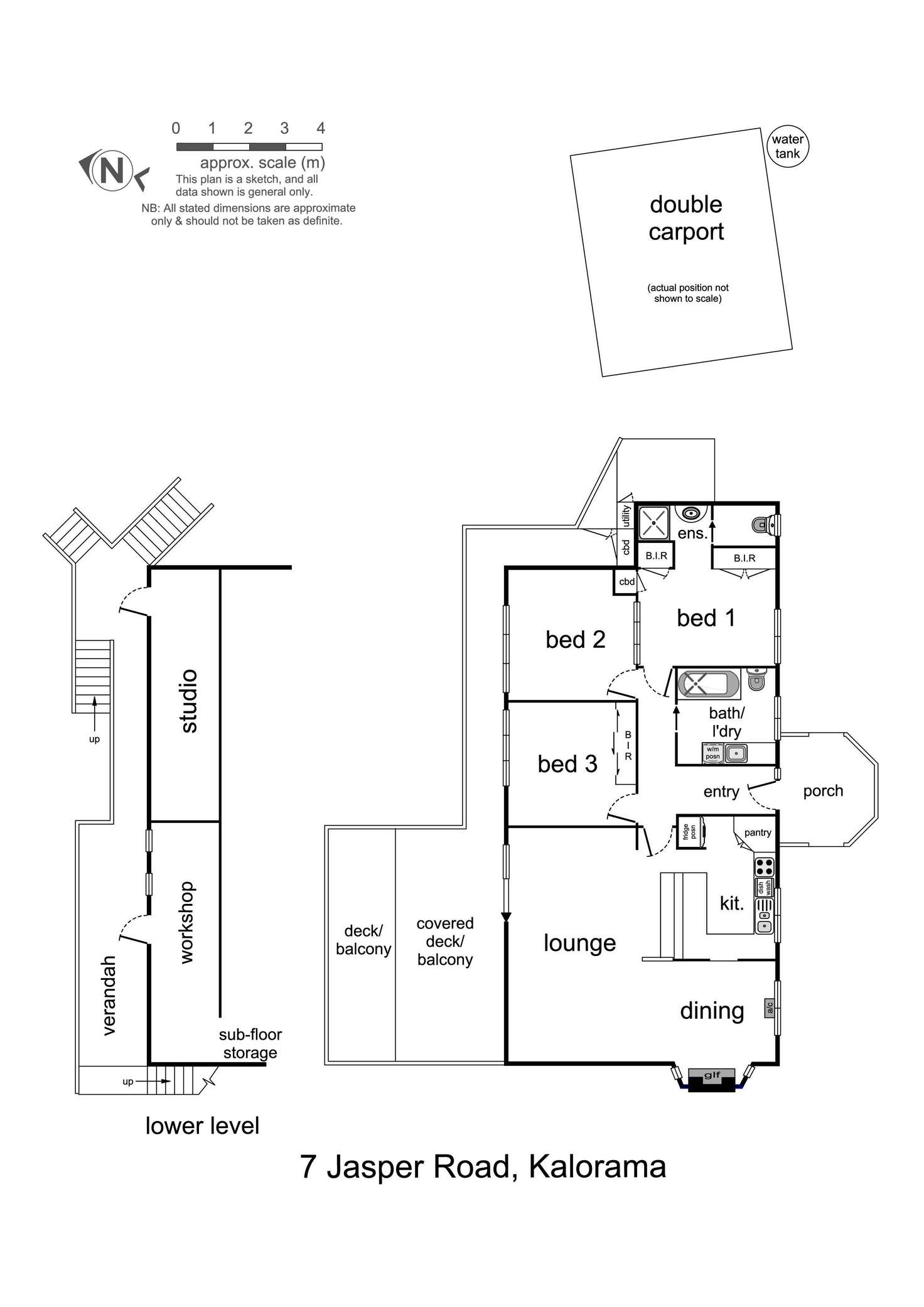 Floorplan of Homely house listing, 7 Jasper Road, Kalorama VIC 3766