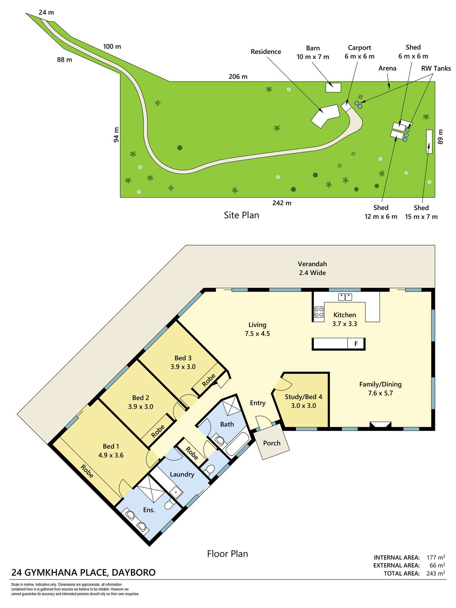 Floorplan of Homely house listing, 24 Gymkhana Place, Dayboro QLD 4521