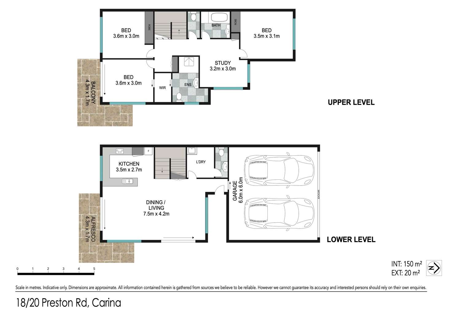 Floorplan of Homely townhouse listing, 18/20 Preston Road, Carina QLD 4152