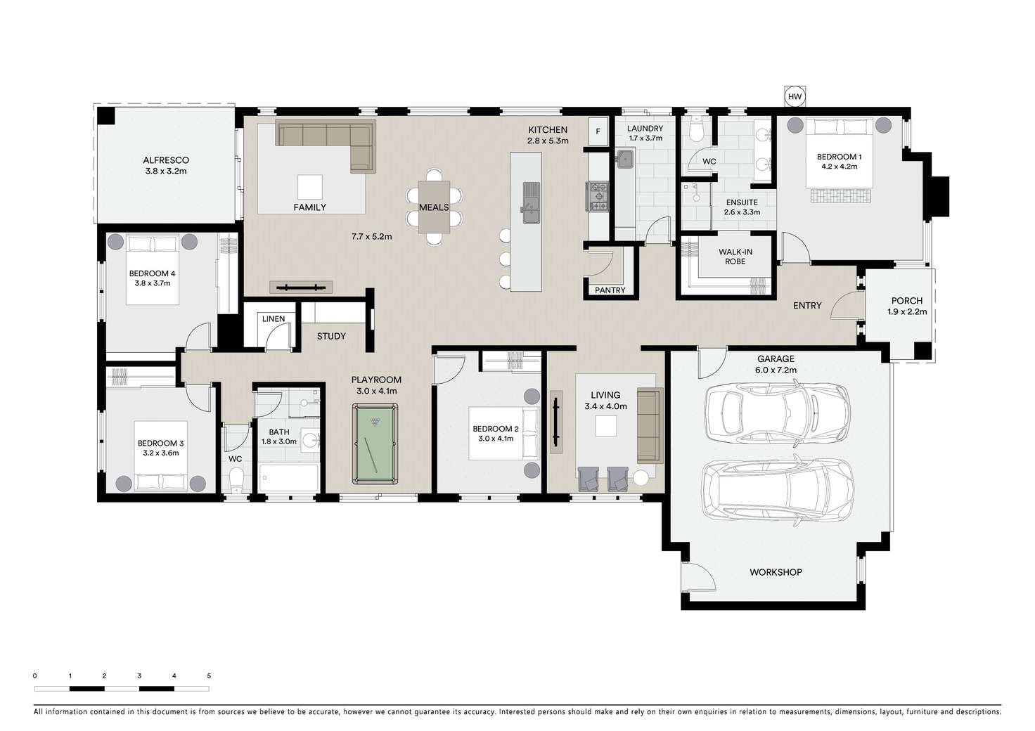 Floorplan of Homely house listing, 6 Casey Boulevard, Fyansford VIC 3218