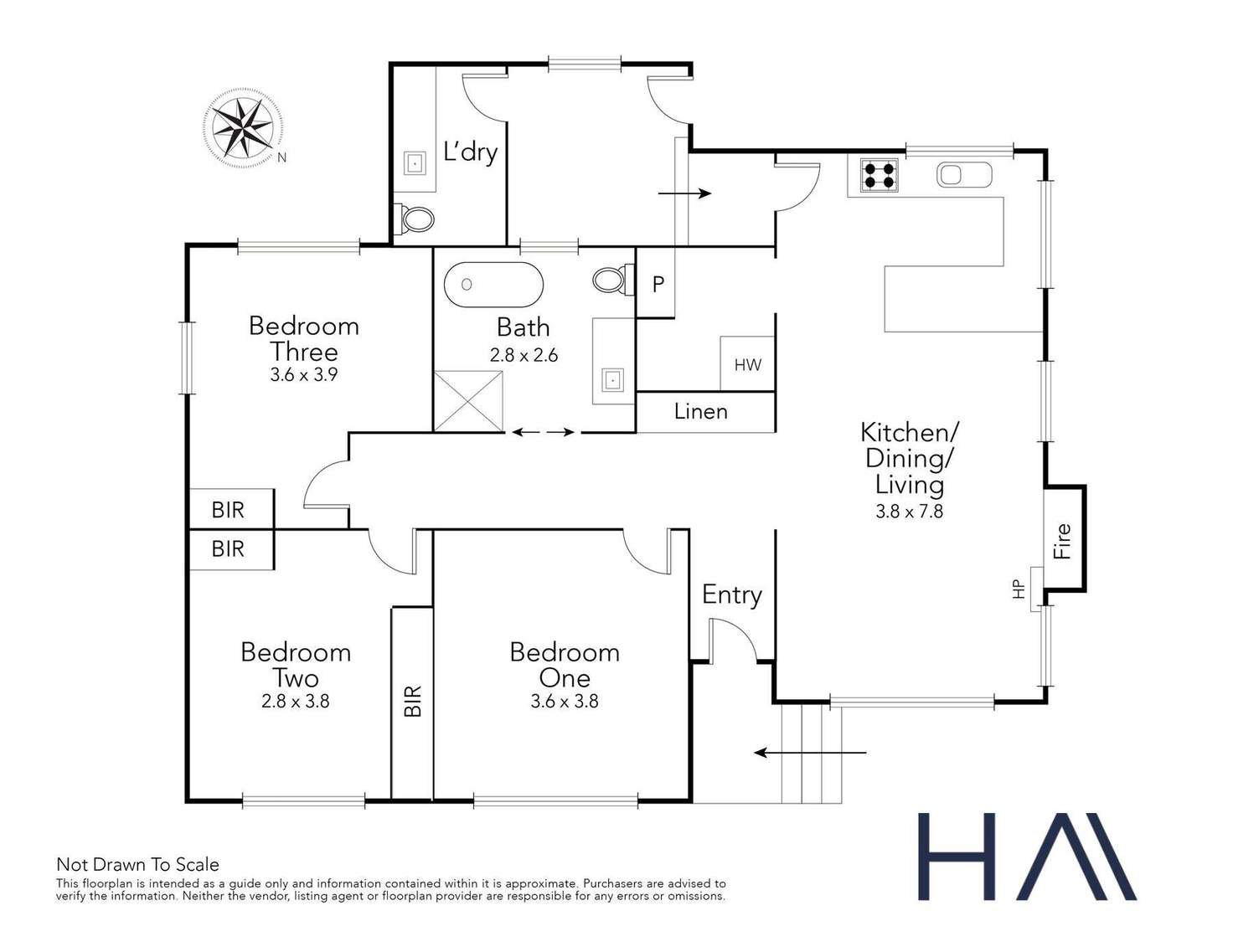 Floorplan of Homely house listing, 28 Jones Street North, Westbury TAS 7303