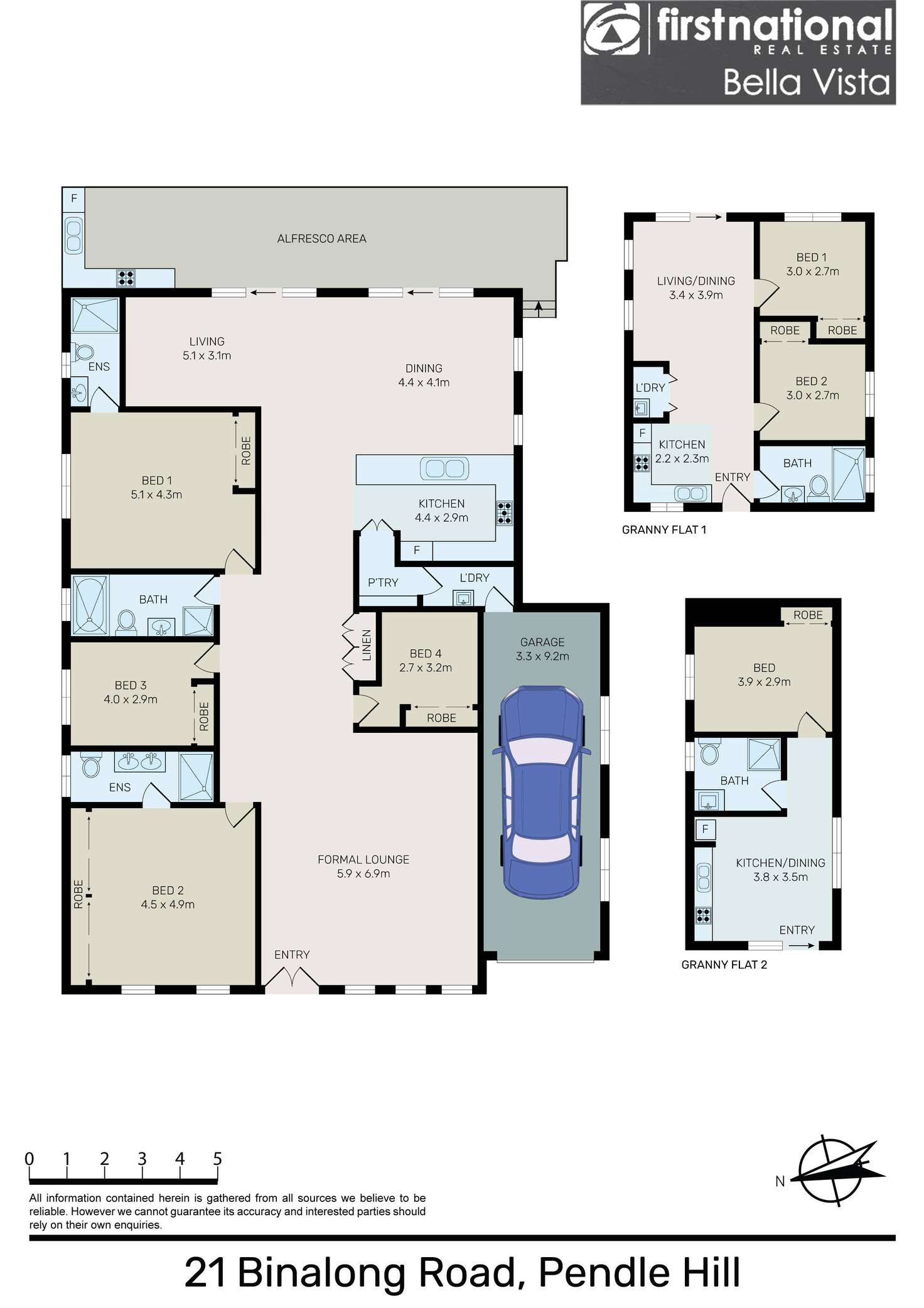 Floorplan of Homely house listing, 21 Binalong Road, Pendle Hill NSW 2145