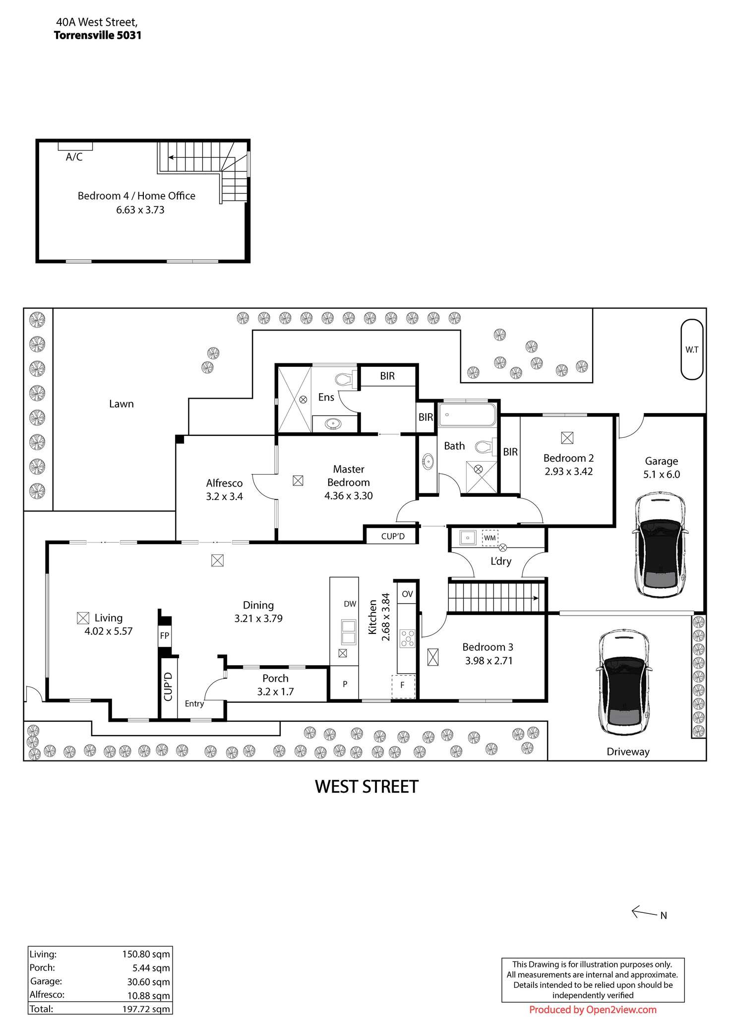Floorplan of Homely house listing, 40A West Street, Torrensville SA 5031