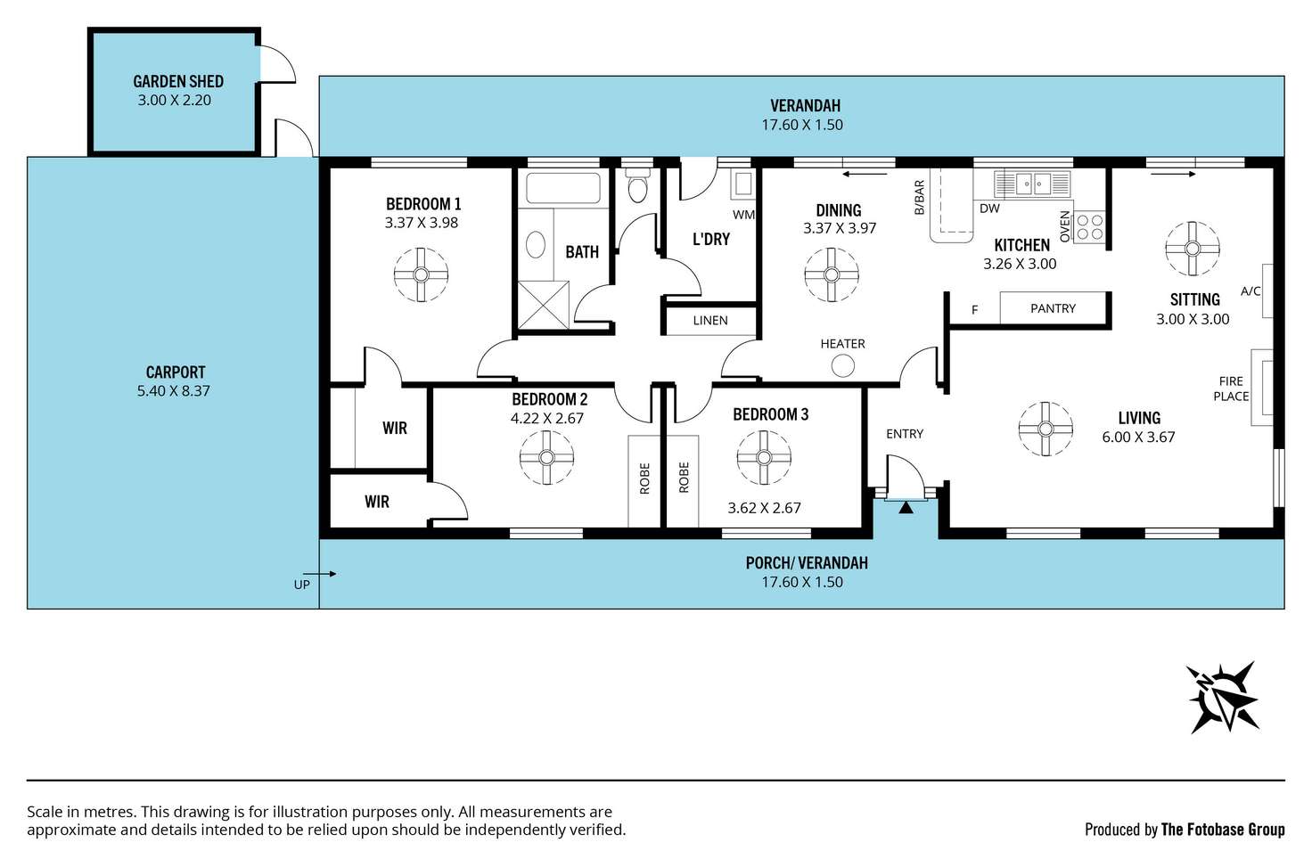 Floorplan of Homely house listing, 8 Challenger Court, Happy Valley SA 5159