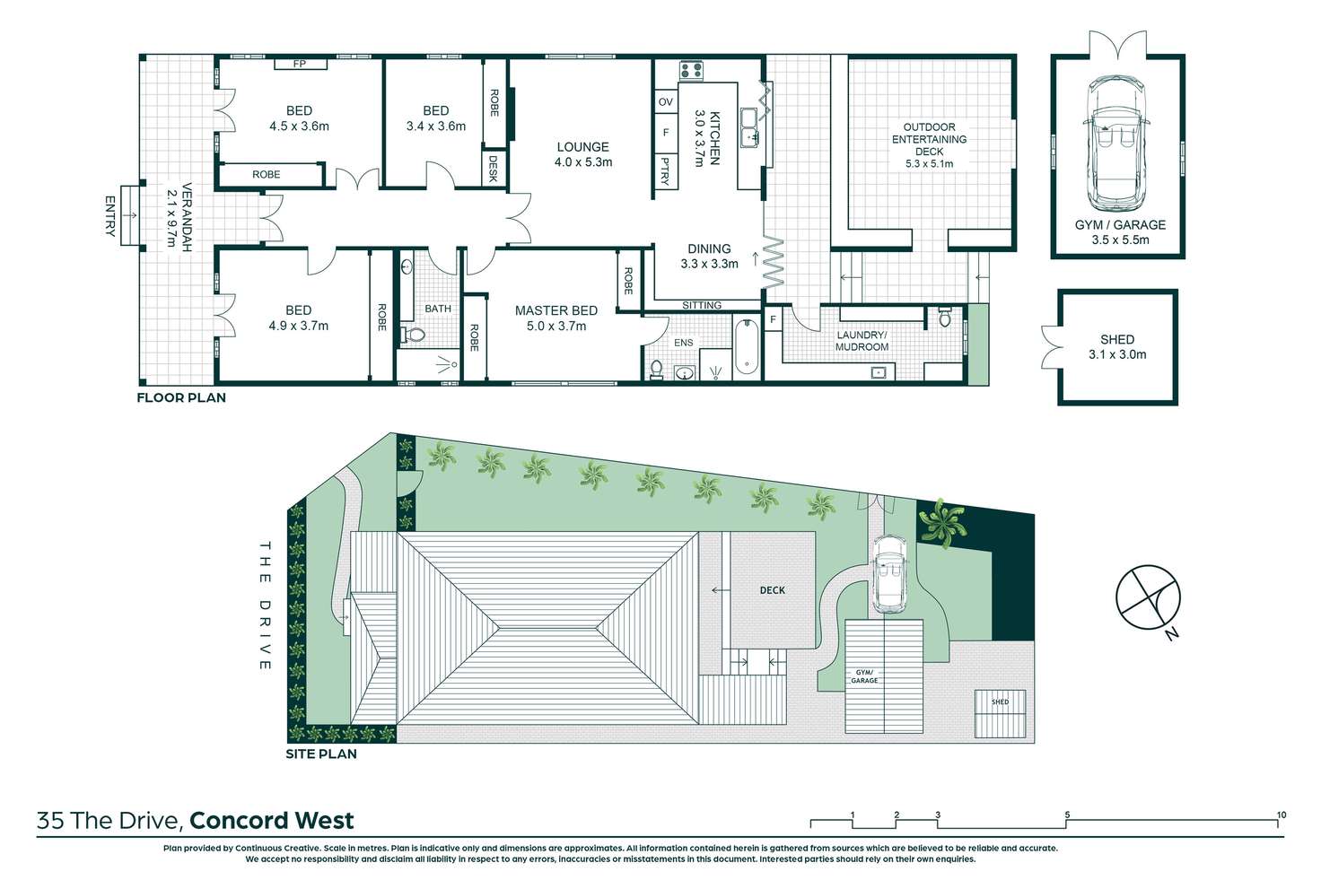 Floorplan of Homely house listing, 35 The Drive, Concord West NSW 2138