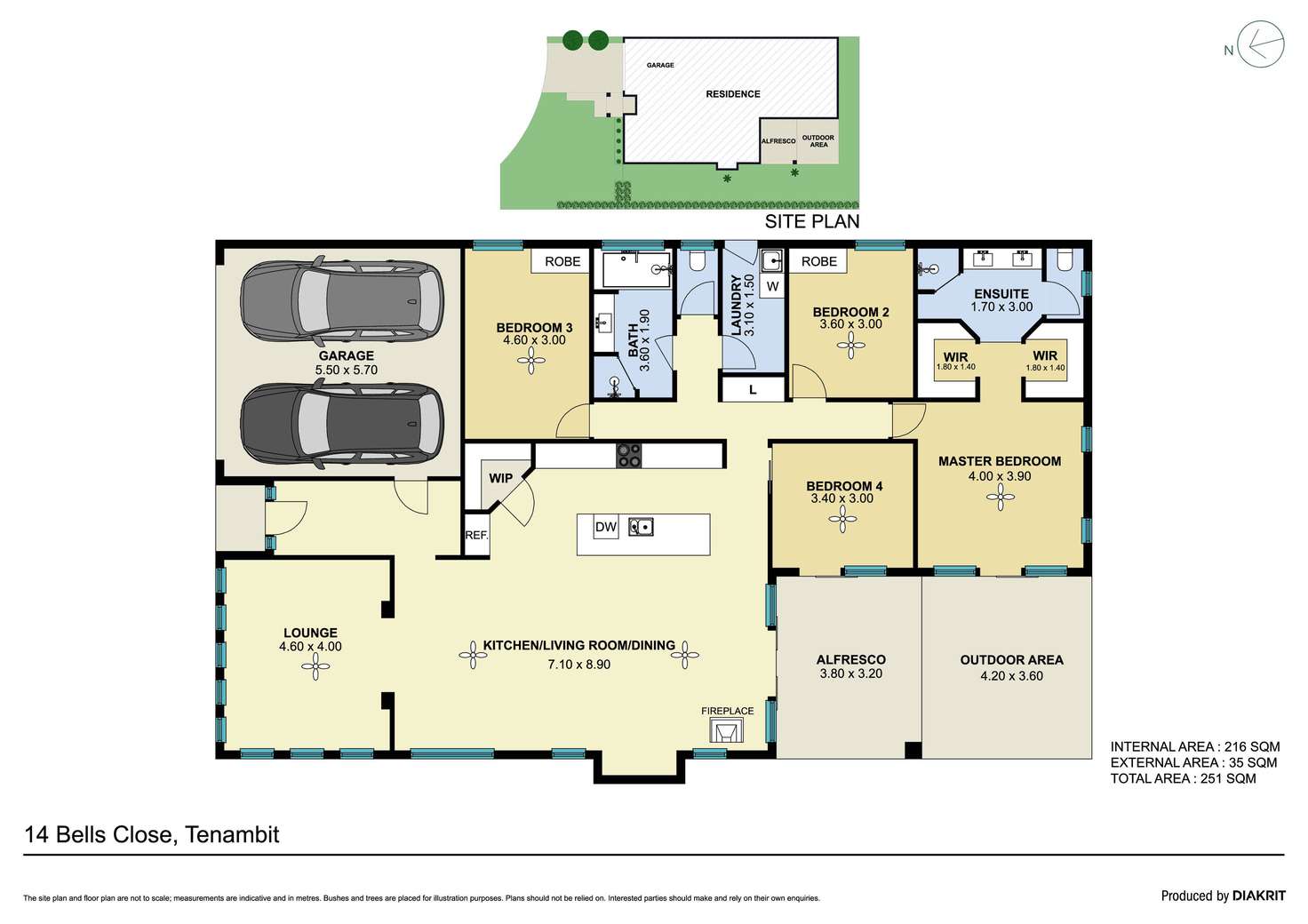 Floorplan of Homely house listing, 14 Bells Close, Tenambit NSW 2323