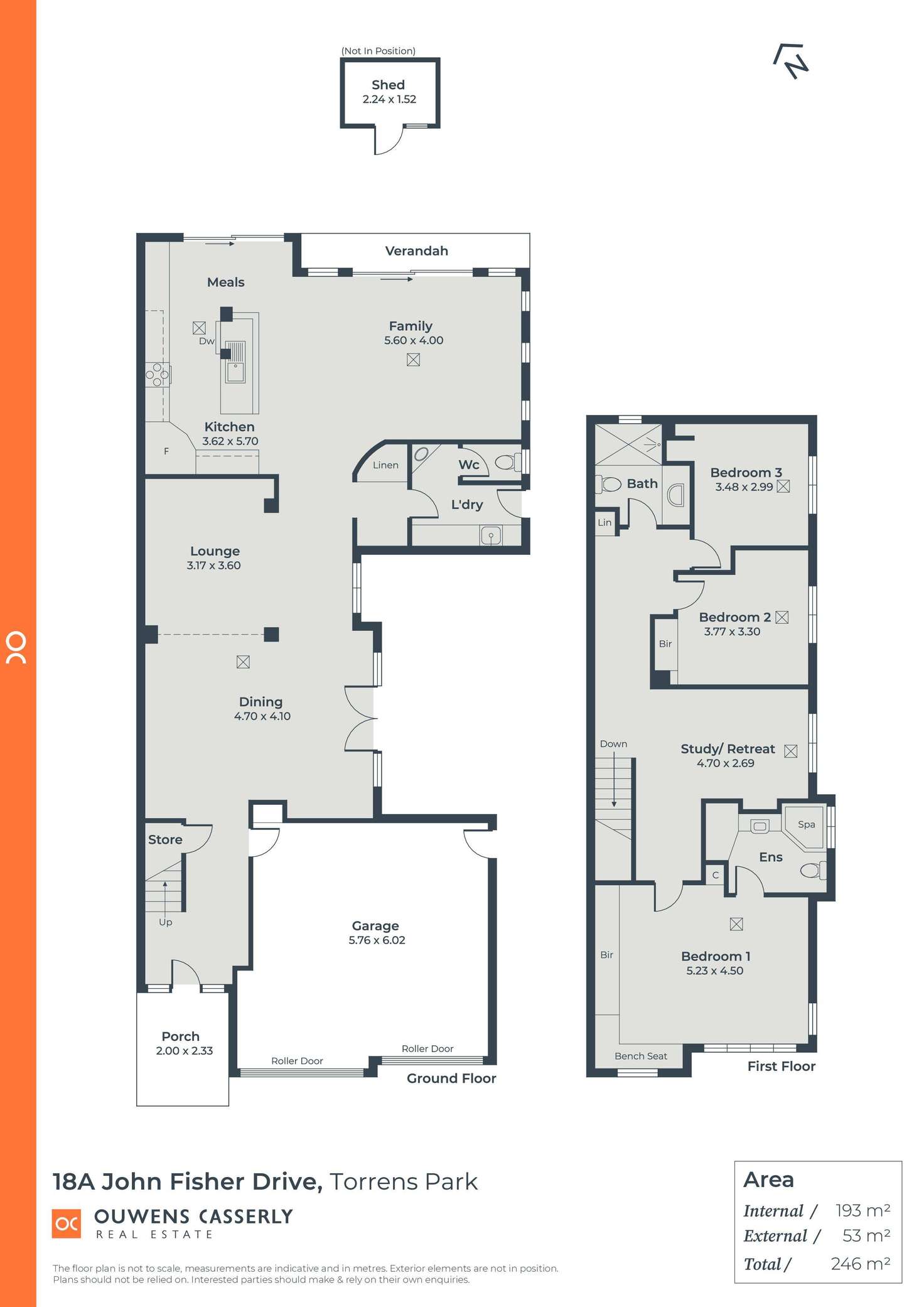 Floorplan of Homely house listing, 18A John Fisher Drive, Torrens Park SA 5062