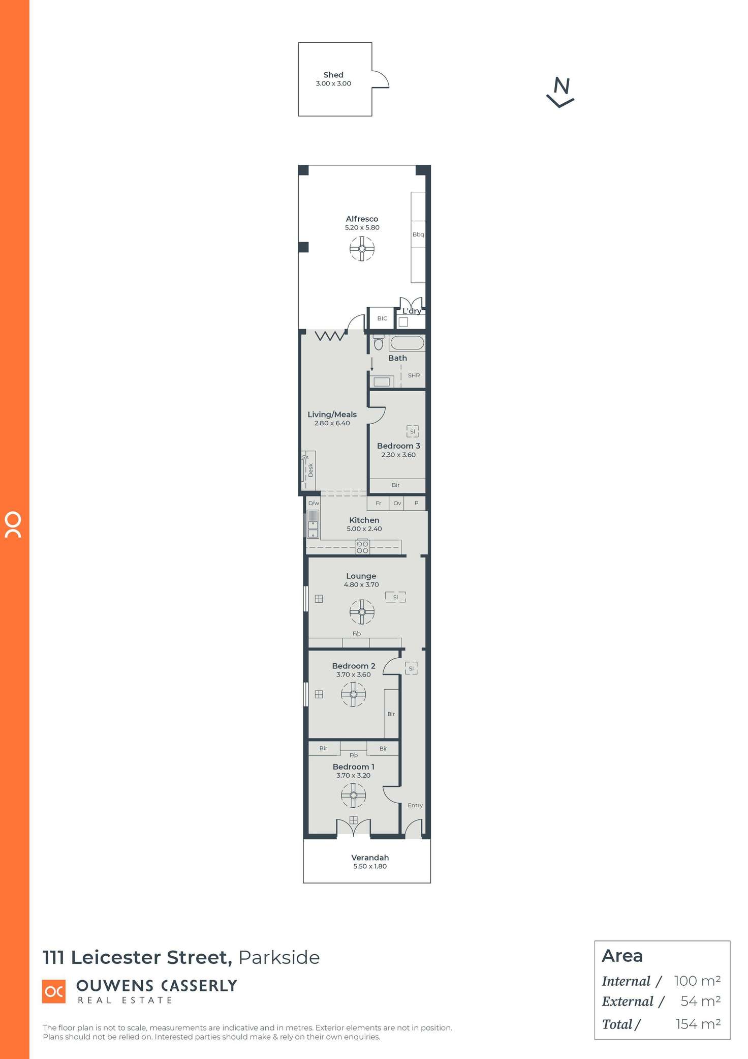 Floorplan of Homely house listing, 111 Leicester Street, Parkside SA 5063