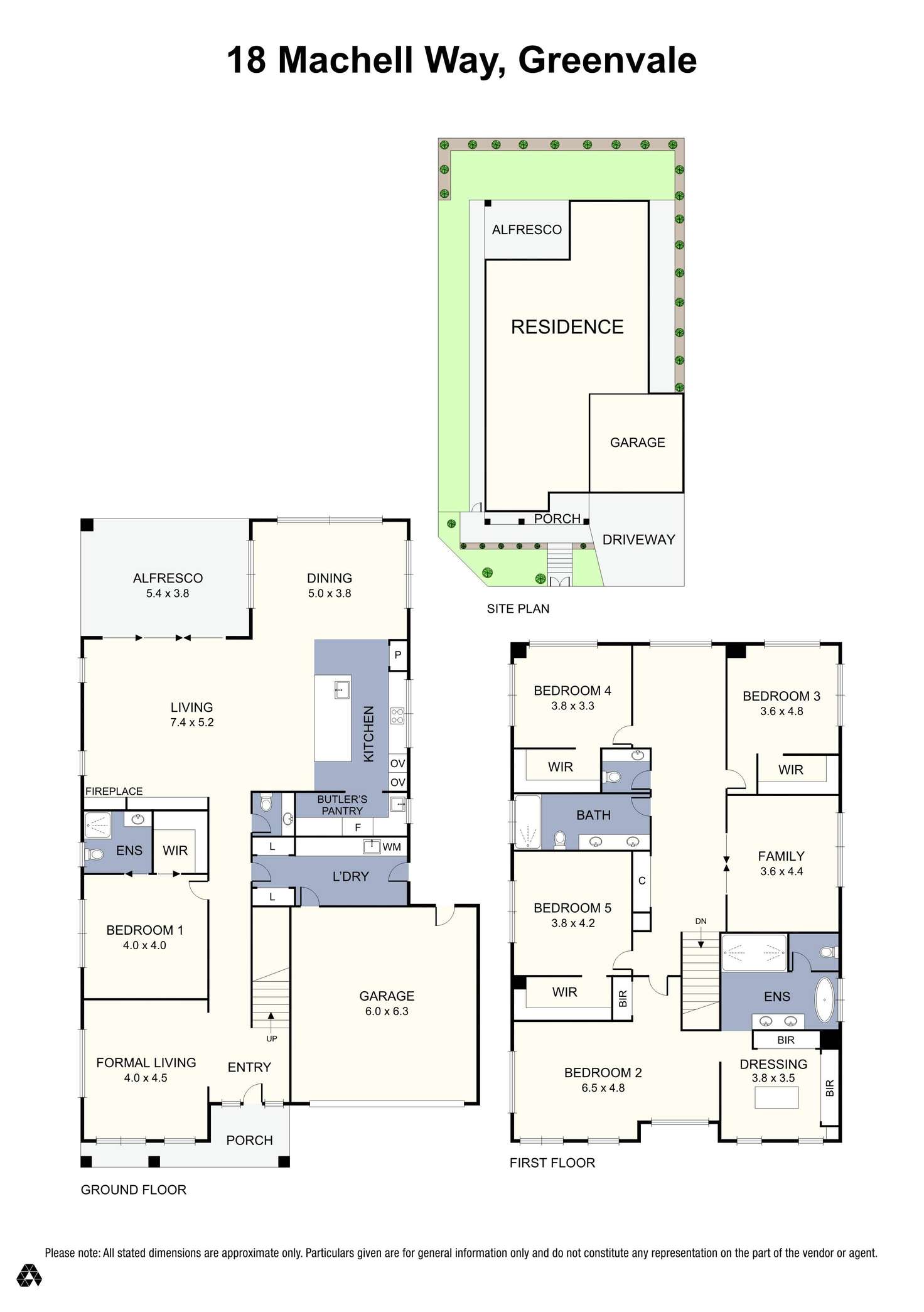 Floorplan of Homely house listing, 18 Machell Way, Greenvale VIC 3059