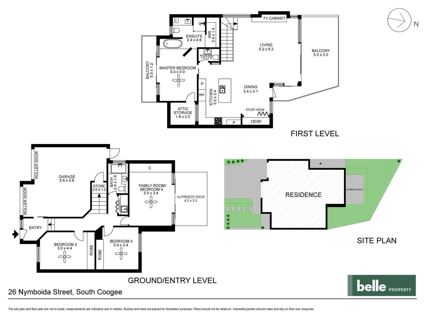 Floorplan of Homely house listing, 26 Nymboida Street, South Coogee NSW 2034